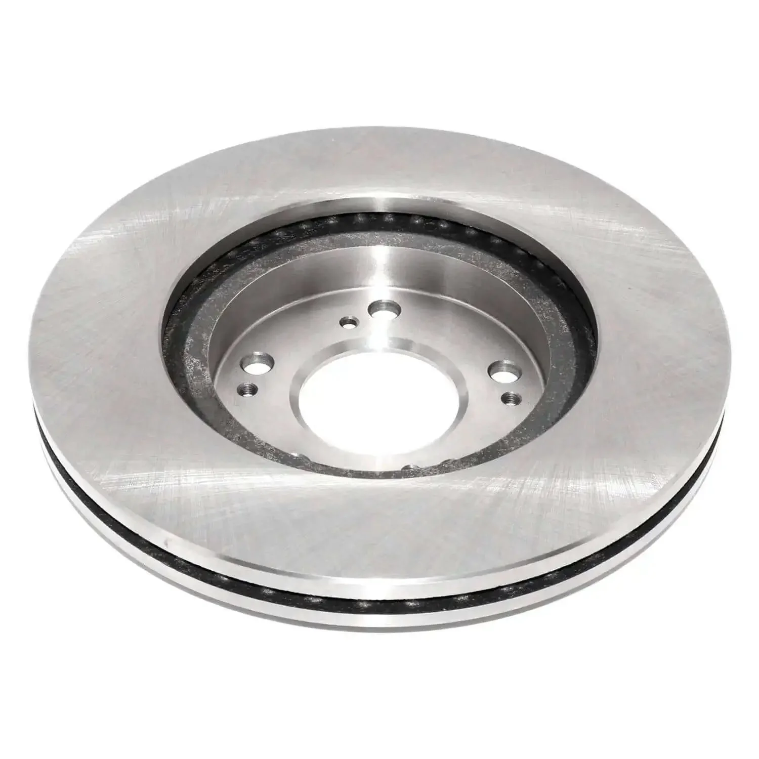 Front Vented Brake Rotor With Hub Centric Fit And Non Directional Swirl Finish For Easy Install Beefed Up Castings With High Metallurgical Standards And Optimized Vane Design For Superior Heat Dissipation And Strong Braking - Image 2