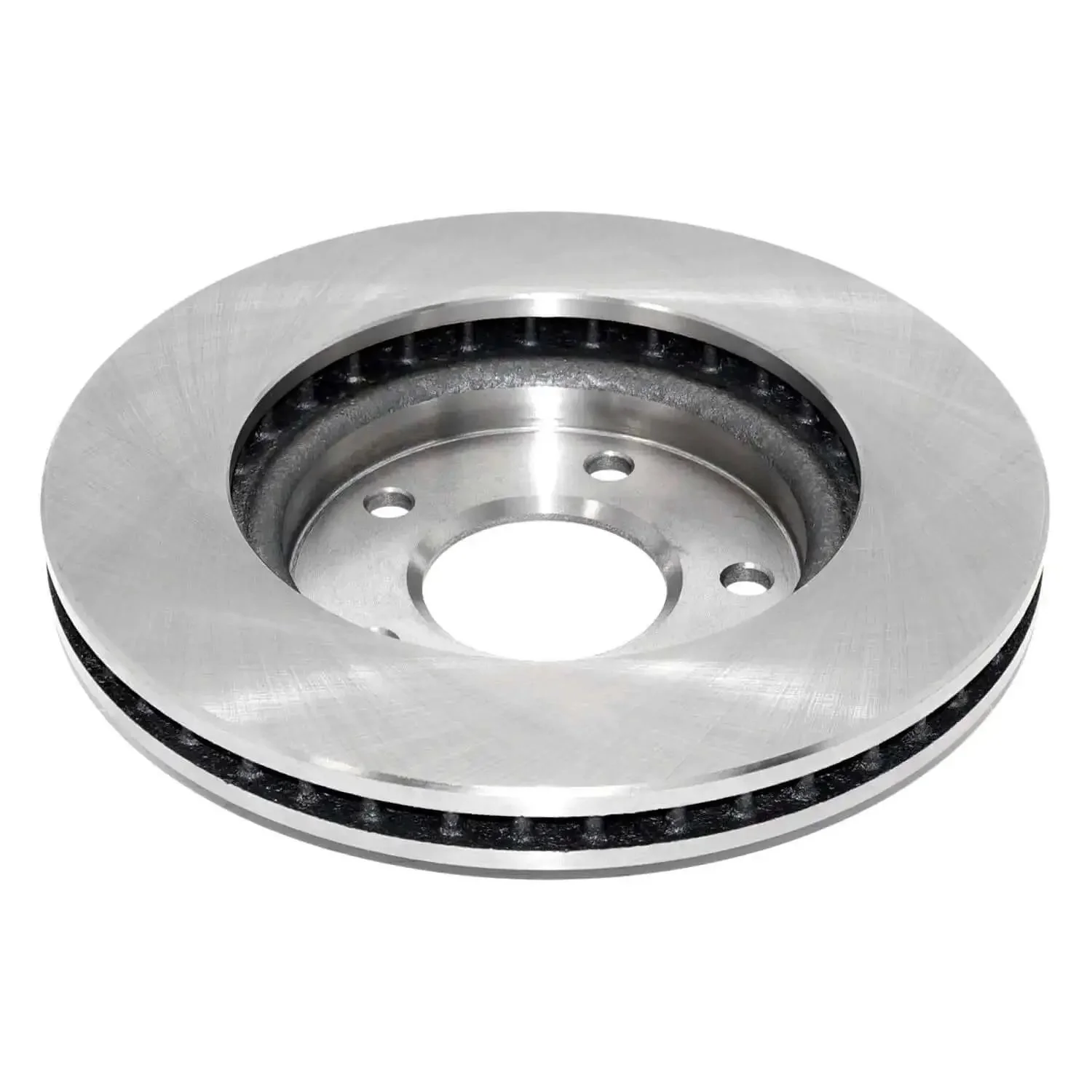 Front Vented Brake Rotor With Non Directional Swirl Finish For Easy Install And No Machining Hub Centric Fit With Precise Hub Hole Chamfer Tough Castings For Consistent Strength And Performance Perfect Pick For Your Daily Street Driven Ride - Image 2