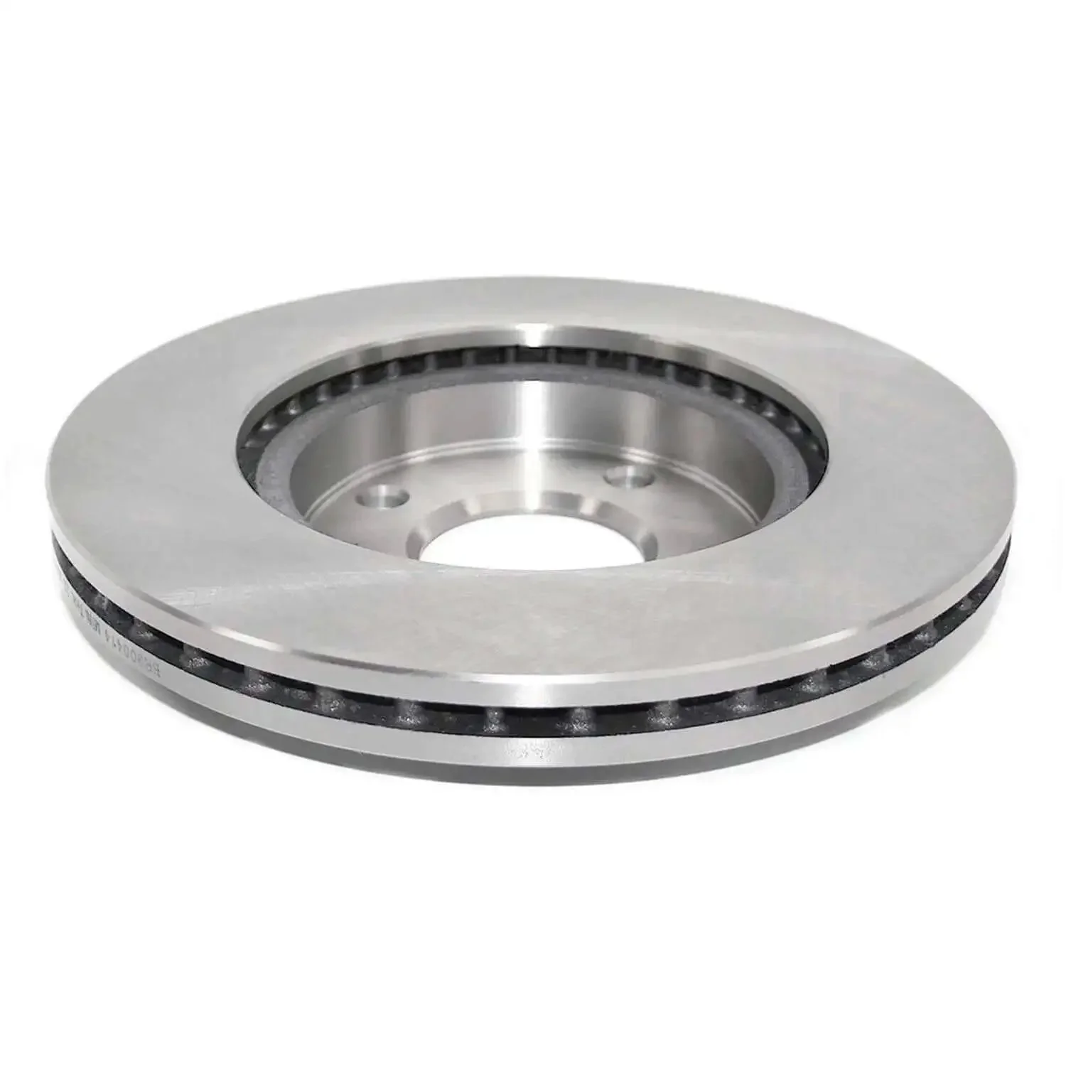 Front Vented Disc Brake Rotor With Hub Centric Fit Non Directional Swirl Finish Beefy Metallurgical Castings For Strength Reliable Braking And Easy No Machining Direct Replacement - Image 2