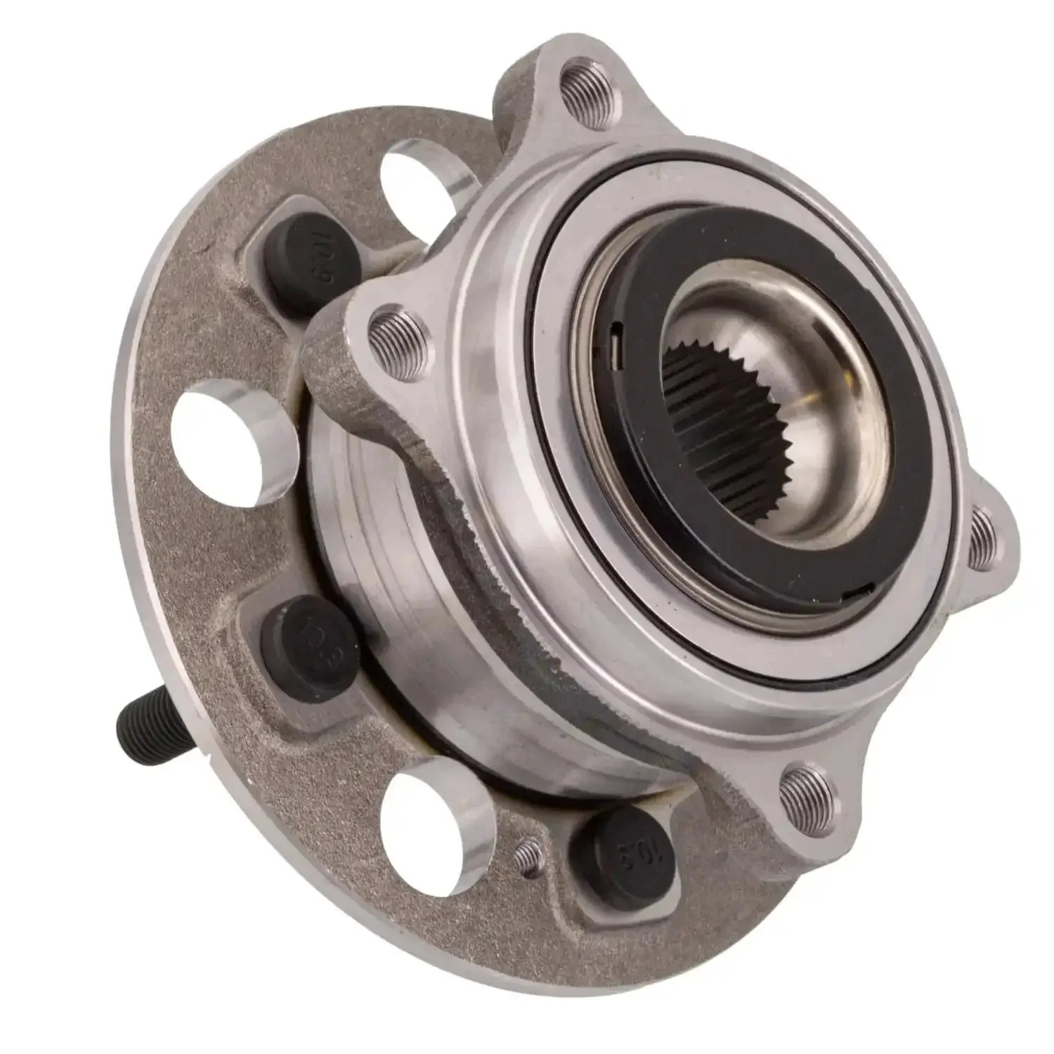 Front Wheel Bearing And Hub Assembly For 2017 2019 Genesis G90 5 Lug Without ABS OE Direct Replacement 512634 30 Spline Ball Bearing Solid Left Or Right Side - Image 4