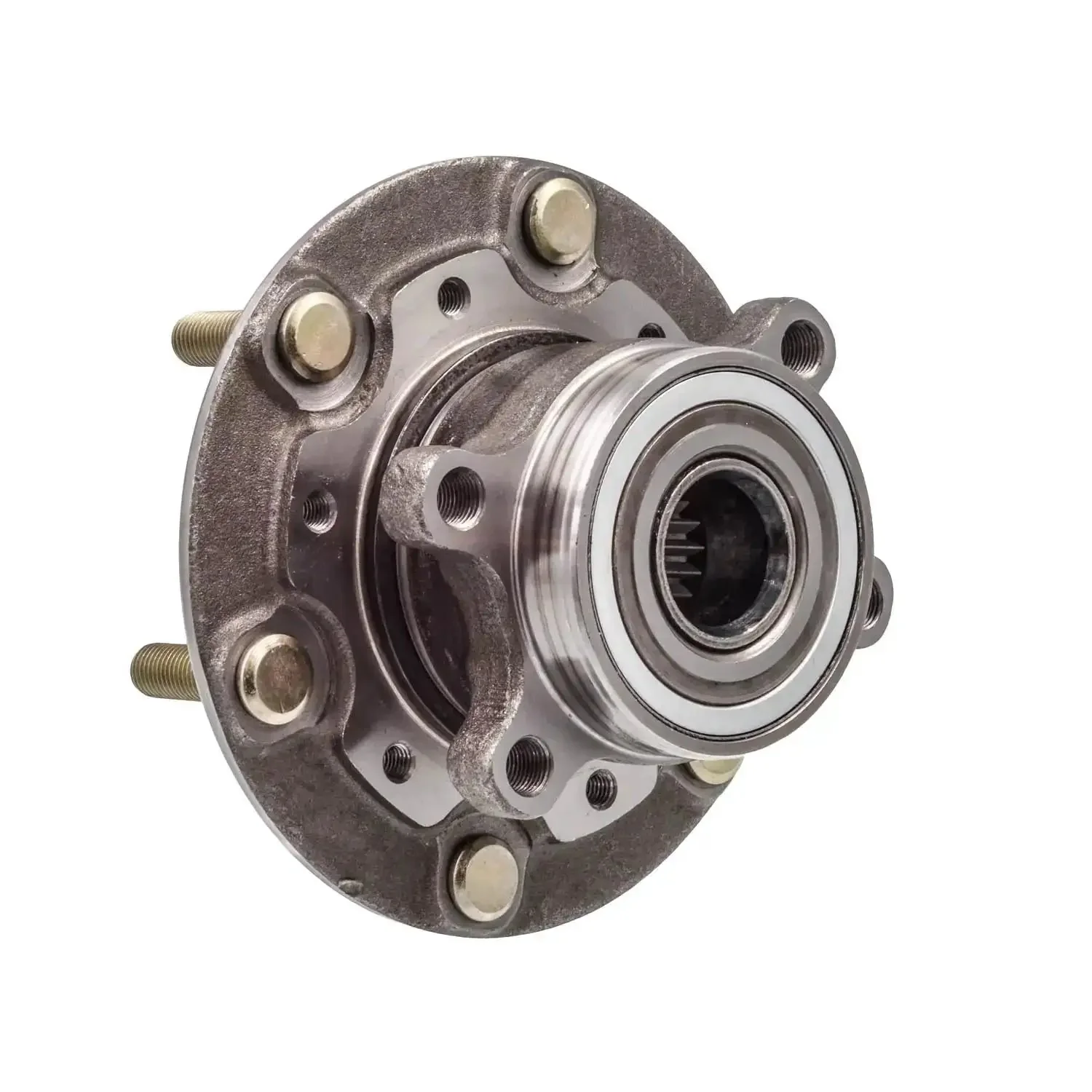 Front Wheel Hub Bearing Assembly Ready To Roll Direct Fit Replacement For Honda Passport 2002 2003 2004 Isuzu Axiom Rodeo 6 Lug Without Abs 17 Spline 2.2L I4 OE Grade 8972099645 513166