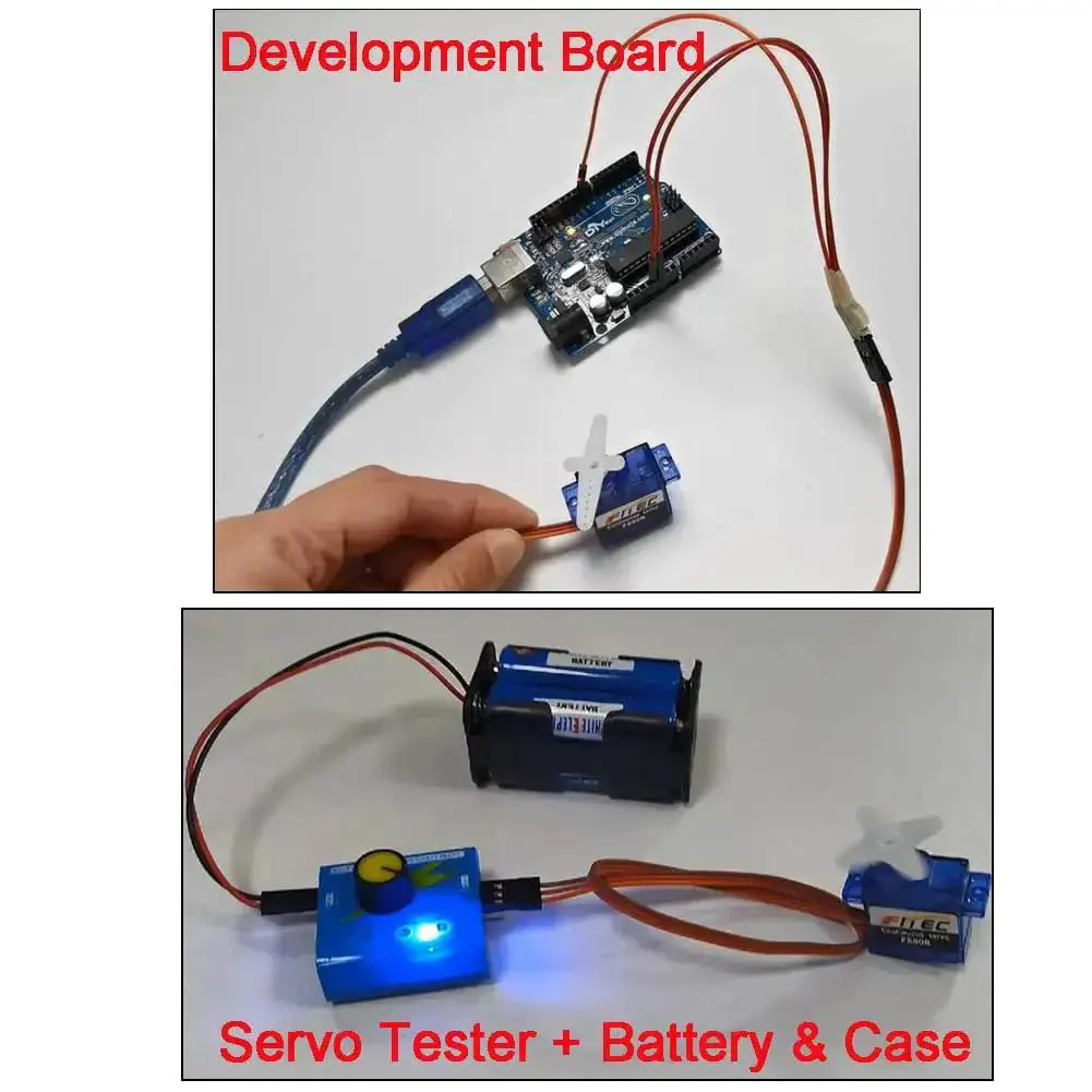 FS90R 360 Degree Continuous Rotation Micro RC Servo Motor 6V For Arduino Microbit Smart Car Robot Pack Of 2 With Easy Install Slick Durable Gear And Quiet Operation For Do It Yourself Projects - Image 3
