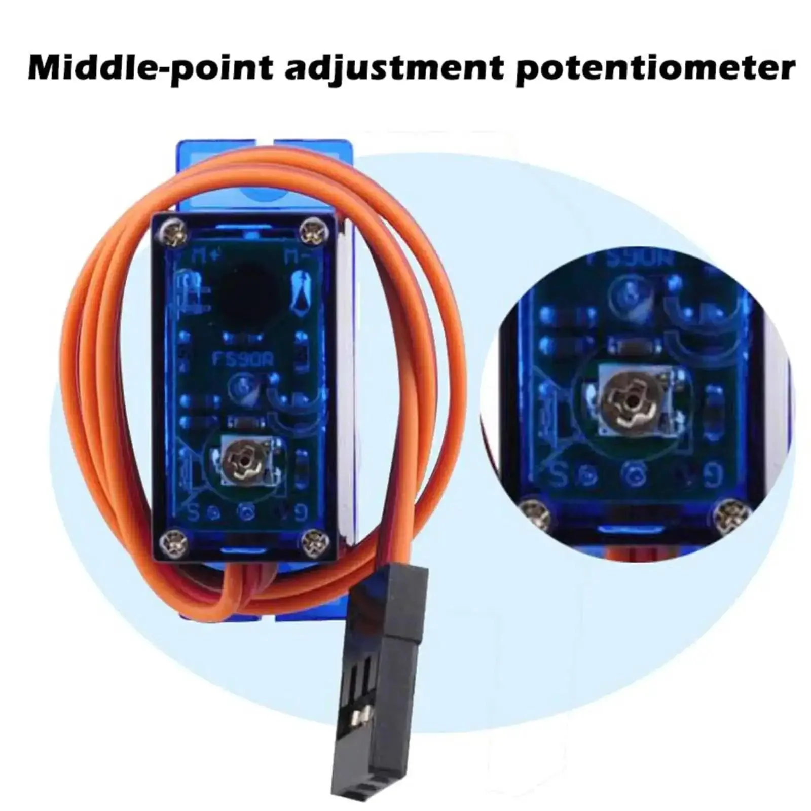 FS90R 360 Degree Continuous Rotation Micro Servo 9g RC Motor For Arduino Microbit Raspberry Pi DIY Projects Robotics Dope For Your Helicopters Planes Boats PWM Control - Image 5