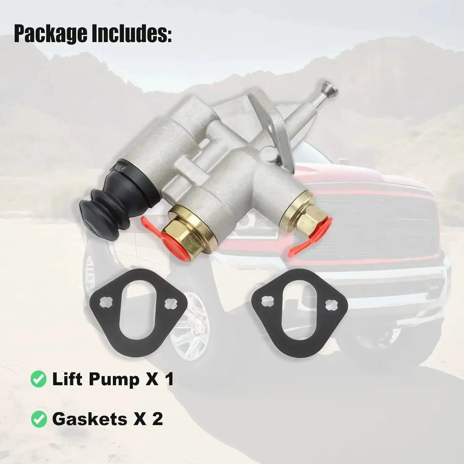 Fuel Lift Pump Transfer Injection Pump For 1994 To 1998 Ram 2500 3500 Pickup With Cummins 5.9L 6BT Diesel Engine Replacement 3936316 Replaces 4761979 4944710 4988747 Plug And Play Easy Install Ready To Roll - Image 3