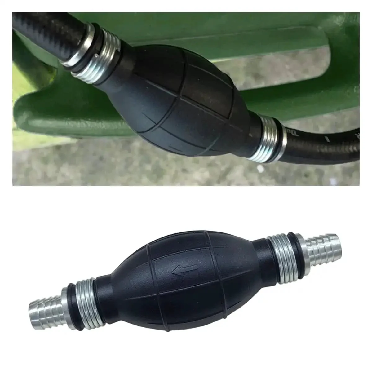 Fuel Line Hand Primer 12mm Rubber One Way Manual Fuel Pump Siphon For Gasoline Diesel Petrol Vacuum Transfer Primer Tool For Cars Boats Motorcycles Marine Gear No Nonsense Easy Fuel Delivery