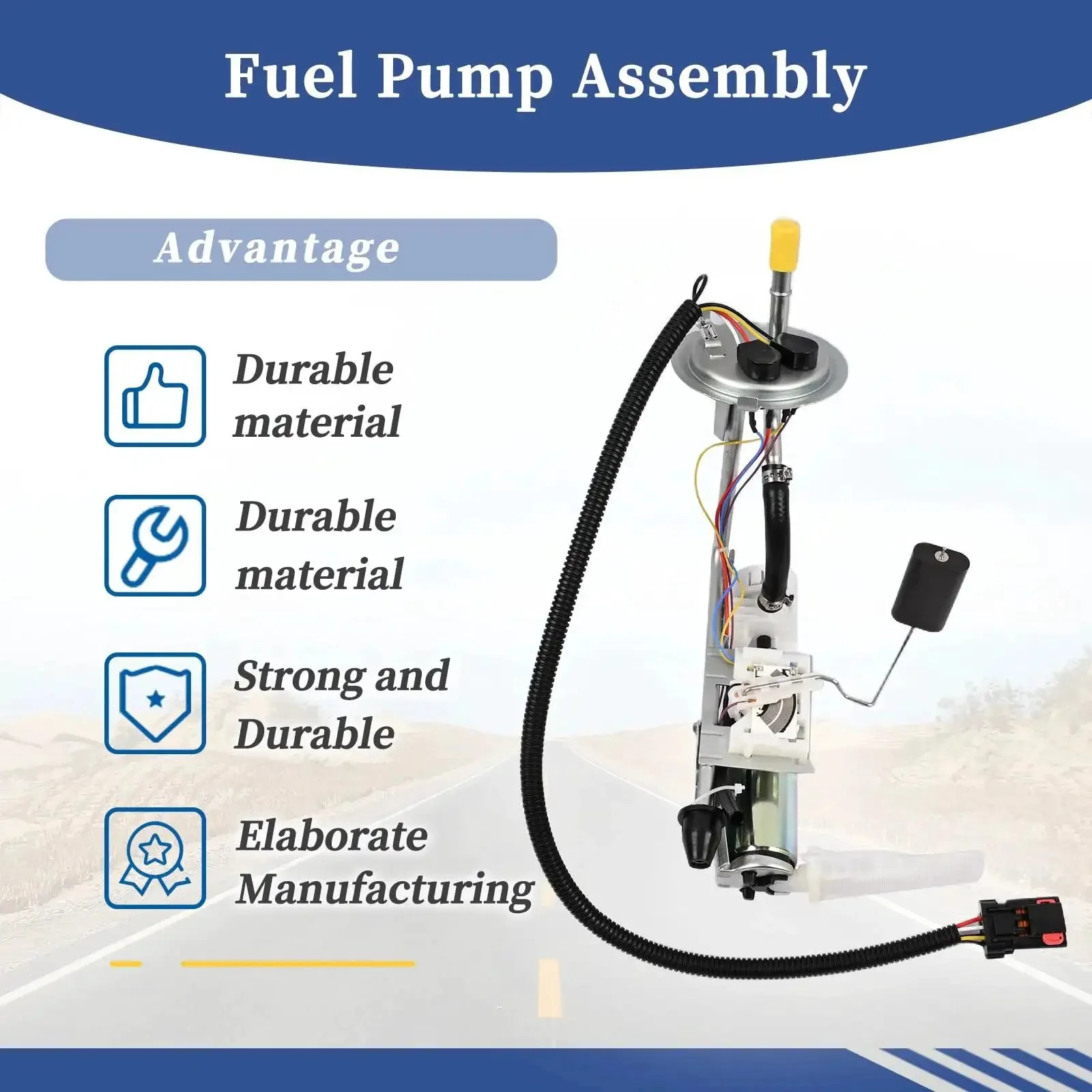 Fuel Pump Assembly For Jeep Cherokee XJ 1996 2.5L And 4.0L Engines Replacement 5003869AA 5003869 OE Grade Drop-In Fit For Easy Install And Reliable Fuel Delivery - Image 4