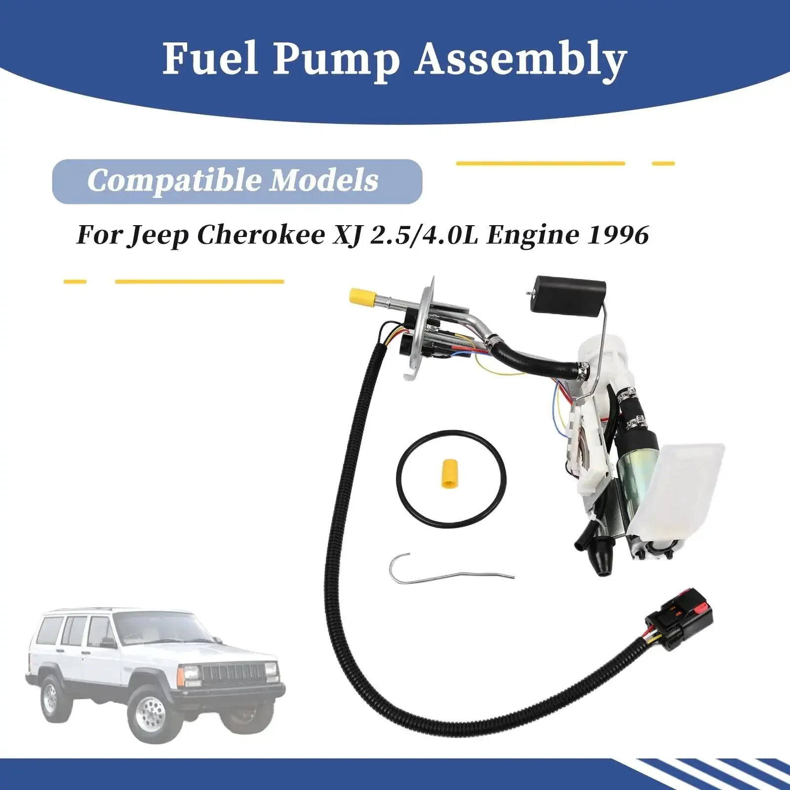 Fuel Pump Assembly For Jeep Cherokee XJ 1996 2.5L And 4.0L Engines Replacement 5003869AA 5003869 OE Grade Drop-In Fit For Easy Install And Reliable Fuel Delivery - Image 7