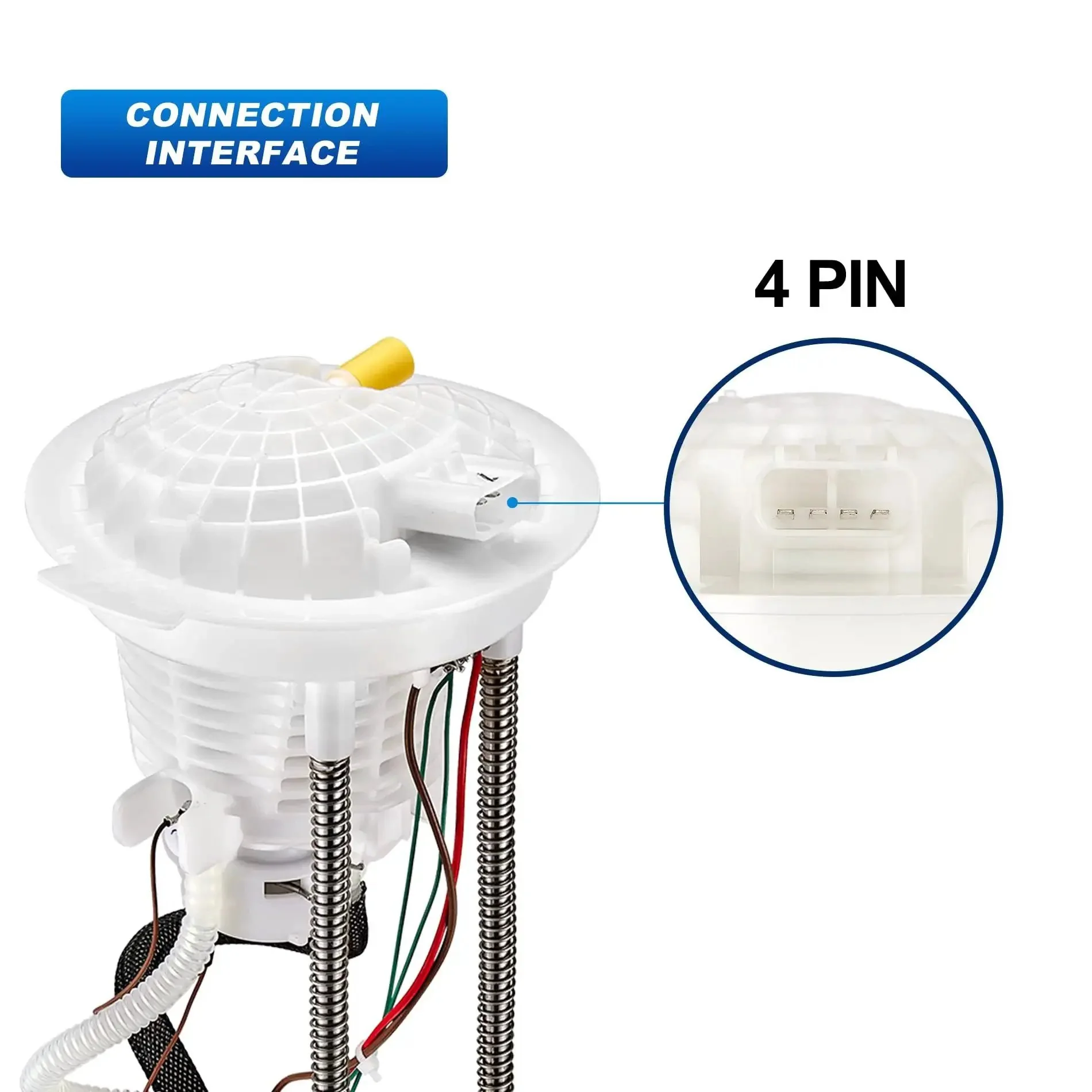 Fuel Pump Assembly With Sending Unit For Dodge Ram 1500 2004 2007 V6 3.7L And 2004 2006 V8 4.7L 2004 2008 V8 5.7L Ram 2500 2005 2009 And Ram 3500 2005 2008 V8 5.7L Short Bed 34 Gallon Tank Replaces E7182M - Image 3