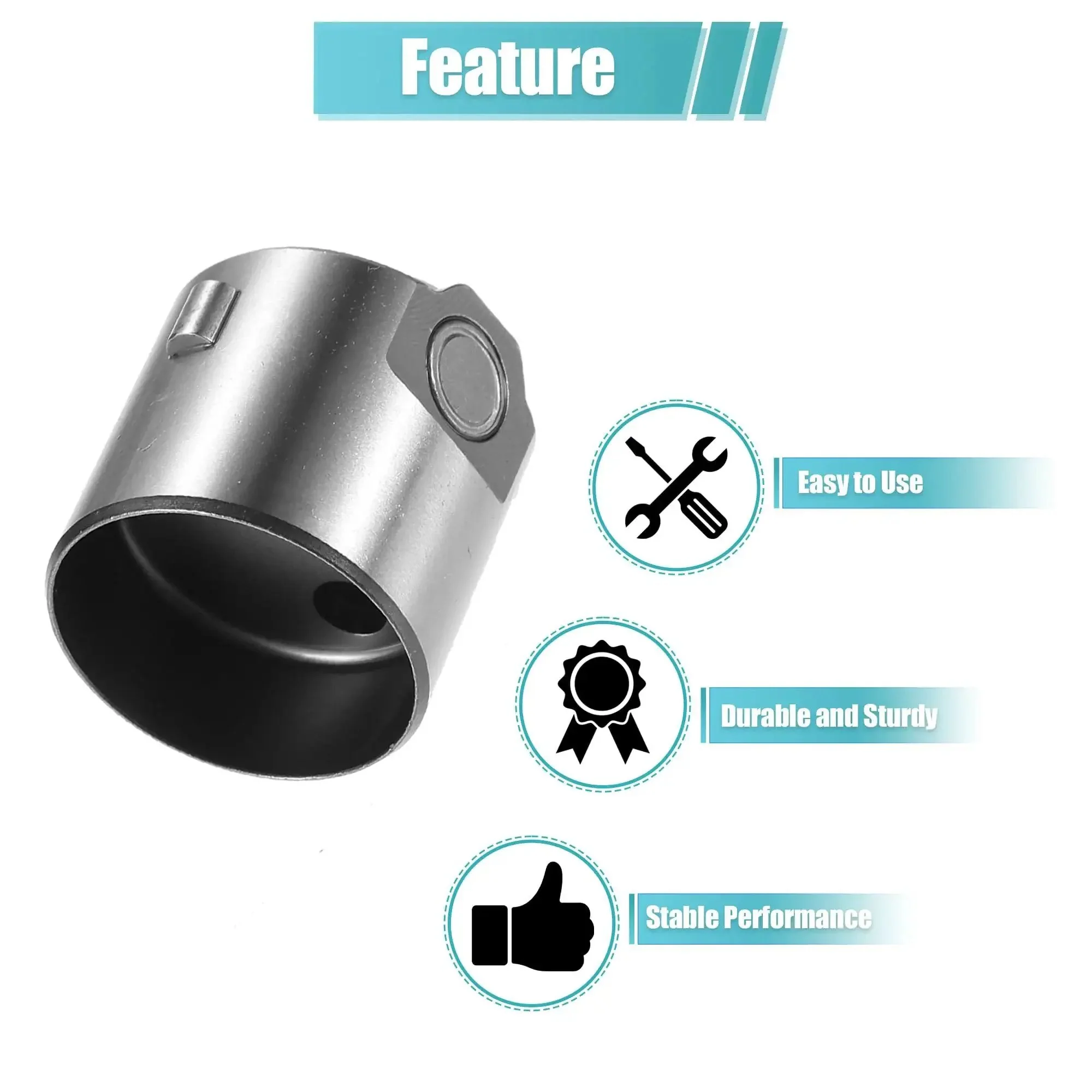 Fuel Pump Cam Follower For Audi A3 A4 A5 A6 A7 TT Q3 Q5 S3 S4 S5 And VW Beetle Golf GTI Jetta Passat 12590679 Beefed Up High Pressure Pump Tappet Camshaft Follower Replacement Part - Image 2