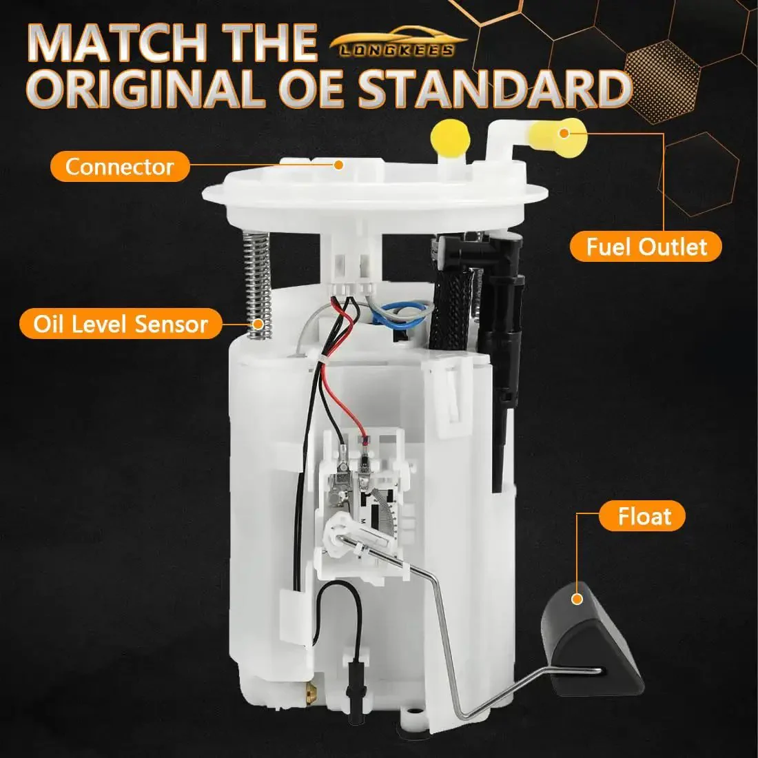 Fuel Pump Module Assembly For Jeep Wrangler TJ 1997-2002 2.5L 4.0L 19 Gallon Tank Direct Fit Replacement, Easy Install, Reliable Performance For Daily Drivers And Off Road Adventures - Image 2