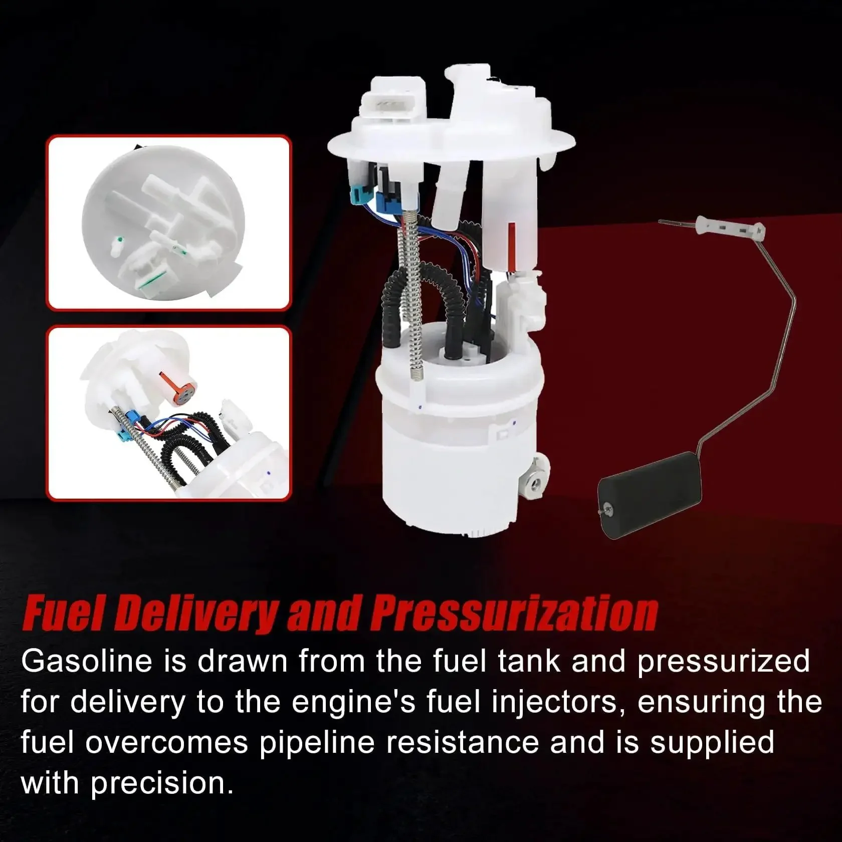 Fuel Pump Module Assembly Replacement Fits Jeep Compass 2017 2018 2019 2020 2021 2.4L And Jeep Renegade 2015 2016 2017 2018 2019 2020 2021 1.4L 1.3L 2.4L Direct Fit - Image 2