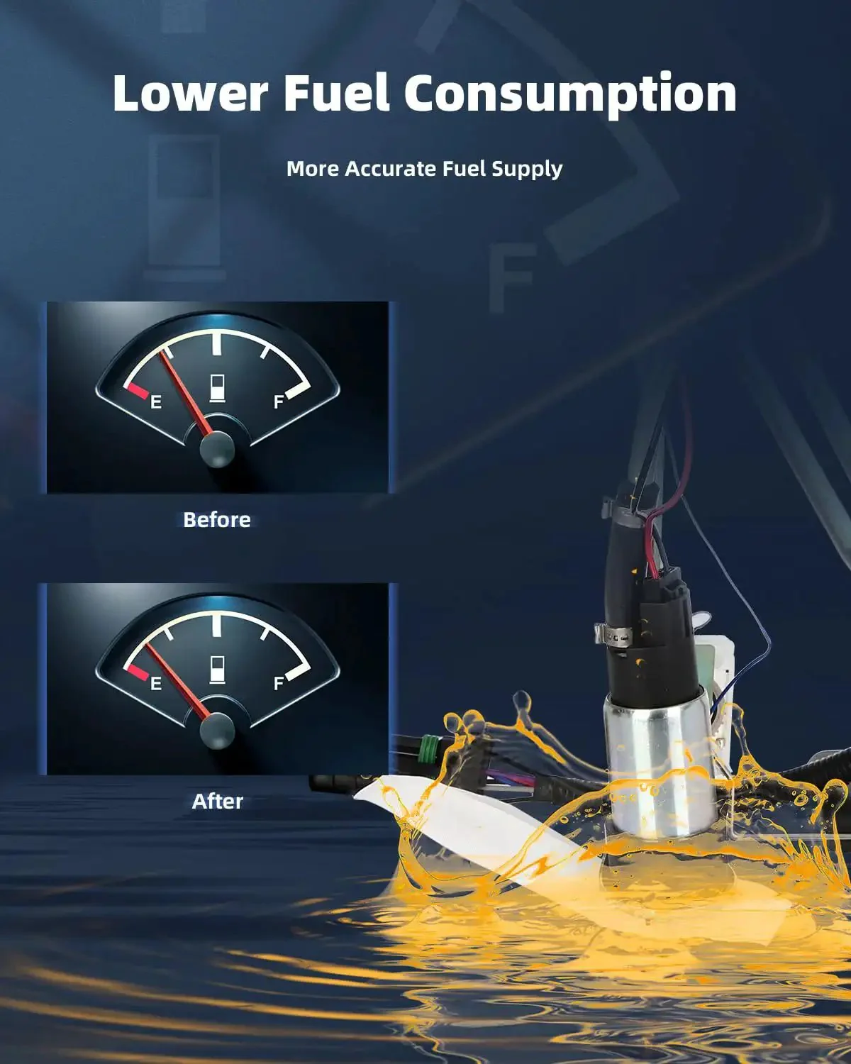 Fuel Pump Replacement For Buick LeSabre 1997 1999 3.8L V6 Gas Engine With Harness HEN HER Fits Oldsmobile 88 LSS Regency And Pontiac Bonneville 3.8L Drop In Ready - Image 3