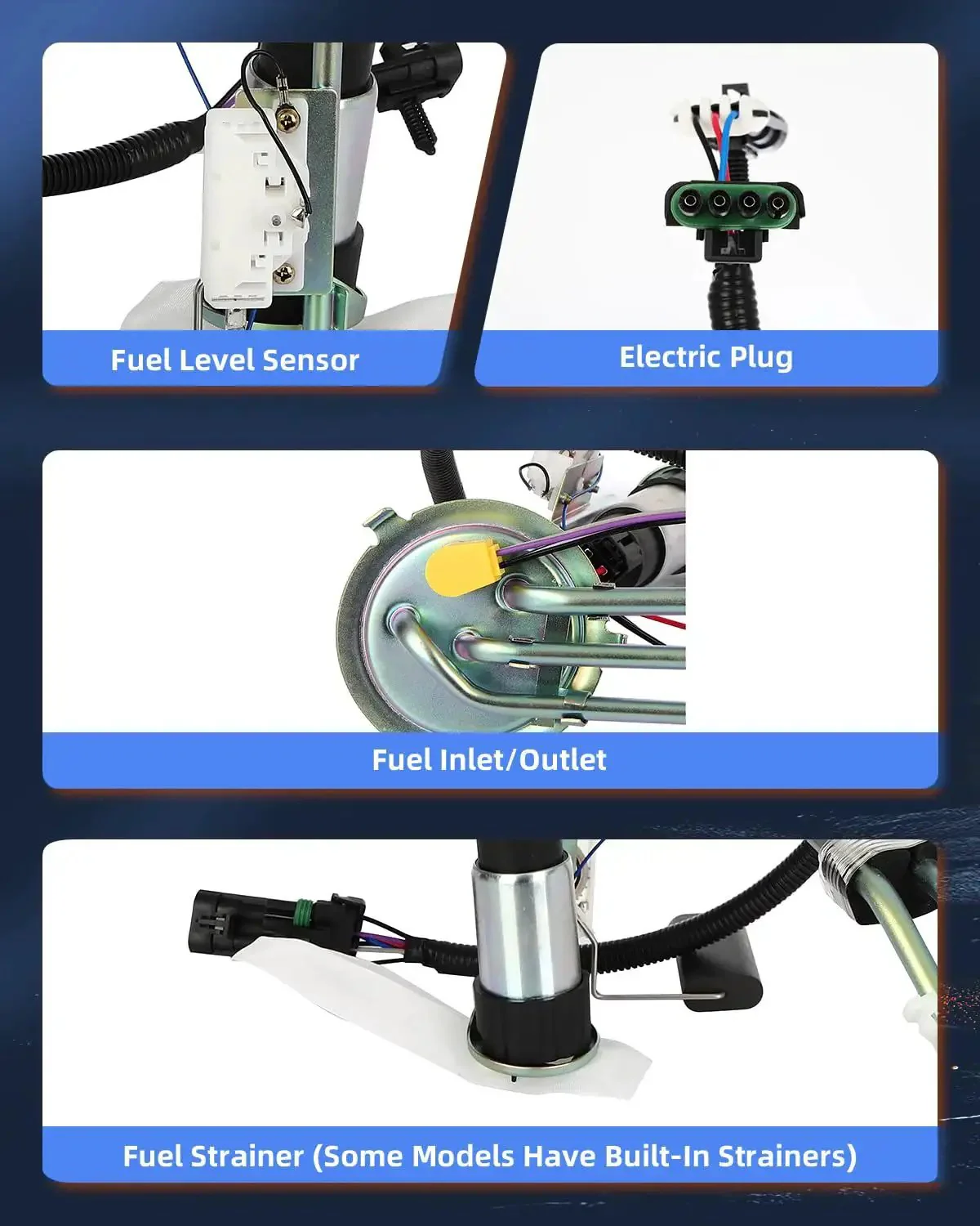 Fuel Pump Replacement For Buick LeSabre 1997 1999 3.8L V6 Gas Engine With Harness HEN HER Fits Oldsmobile 88 LSS Regency And Pontiac Bonneville 3.8L Drop In Ready - Image 8
