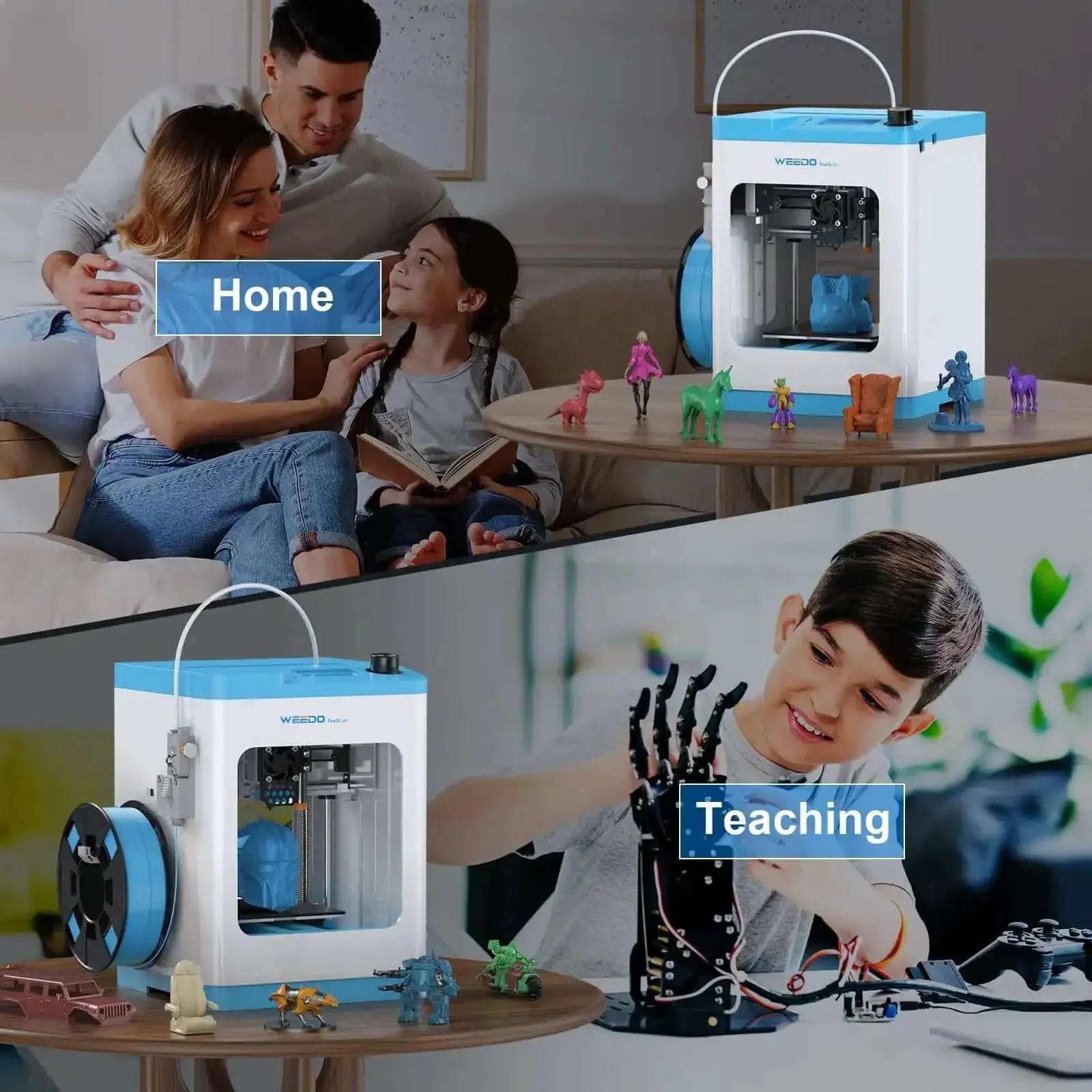 Fully Assembled 3D Printer For Kids And Beginners With No Fuss Auto Bed Leveling, WiFi And App Control, Filament Detection Sensor, Open Source Firmware, And Compatibility With PLA Plus And TPU - Image 2