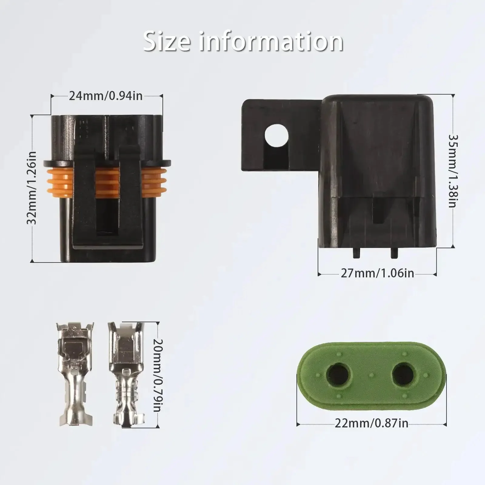 Fuse Holder Assembly Kit For Splicing Existing Wiring Waterproof Sealed Pack Of 6 30A Max Inline Fuse Connector With Durable PA Shell And Silicone Seal Weatherproof Wiring Accessory - Image 6