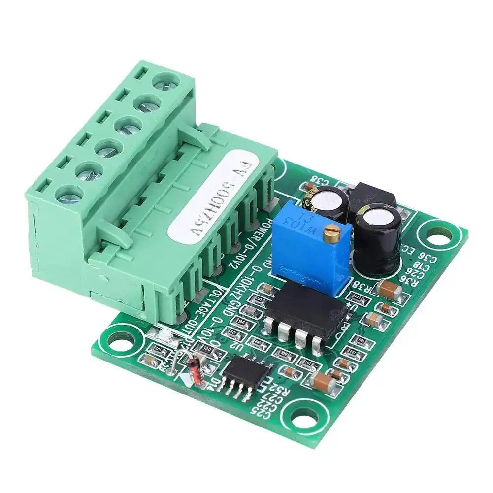 FV-500Hz5V Frequency To Voltage Converter Module 0-500Hz To 0-5V Analog Output Plug-And-Play For PLC And Motion Control Interfaces Digital To Analog Inverter Module 5V 12V 24V Input Ready - Image 4