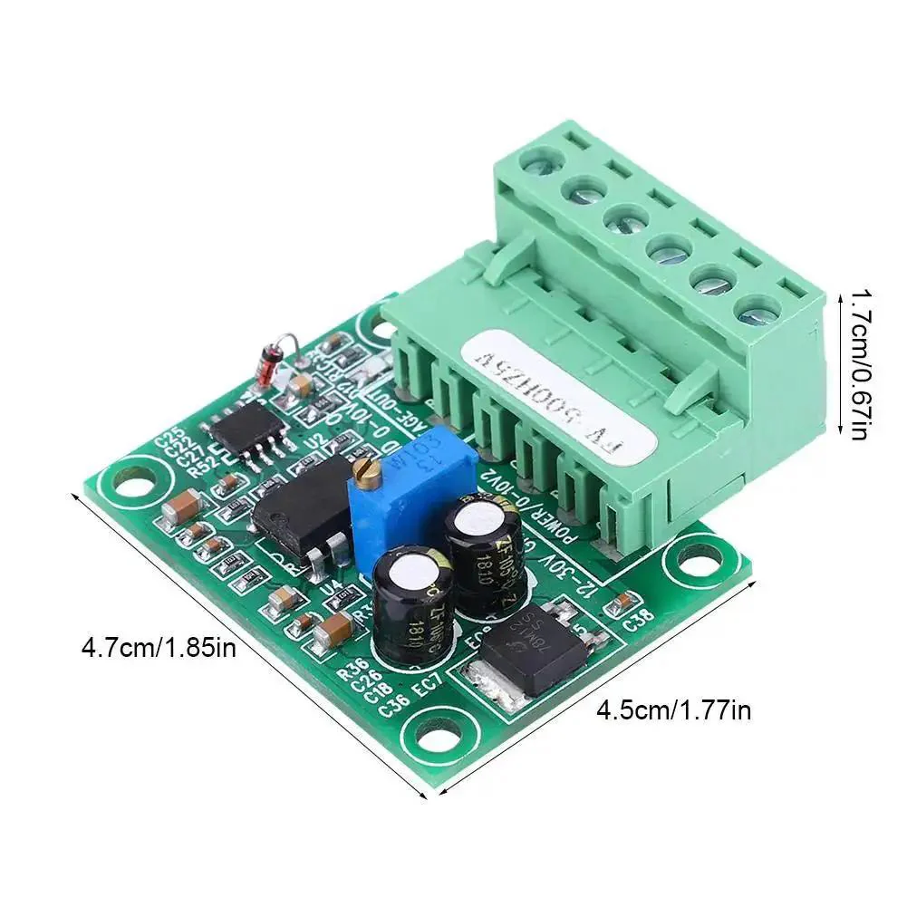 FV-500Hz5V Frequency To Voltage Converter Module 0-500Hz To 0-5V Analog Output Plug-And-Play For PLC And Motion Control Interfaces Digital To Analog Inverter Module 5V 12V 24V Input Ready - Image 7