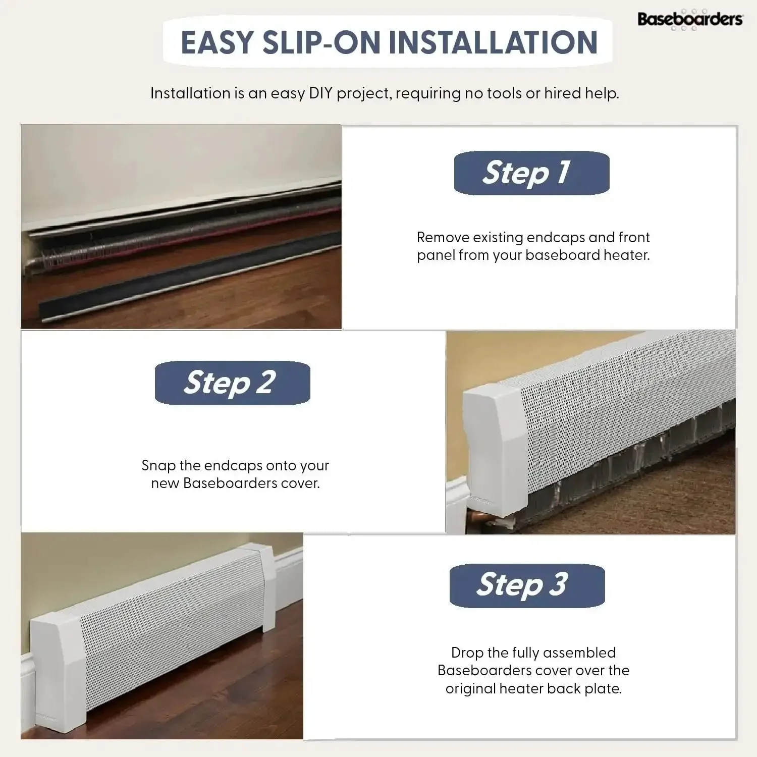 Galvanized Steel Premium Tall 7 ft Heat Cover Replacement Panel for Hydronic Baseboard Heaters, Rust Resistant Shield That Protects Your Unit, Boosts Energy Efficiency, Easy Install, Accessories Not Included - Image 2