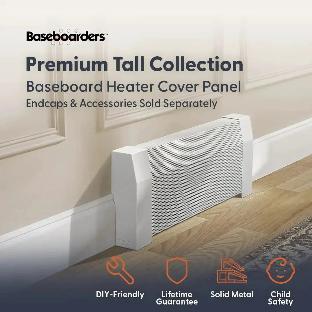Galvanized Steel Premium Tall 7 ft Heat Cover Replacement Panel for Hydronic Baseboard Heaters, Rust Resistant Shield That Protects Your Unit, Boosts Energy Efficiency, Easy Install, Accessories Not Included - Image 6