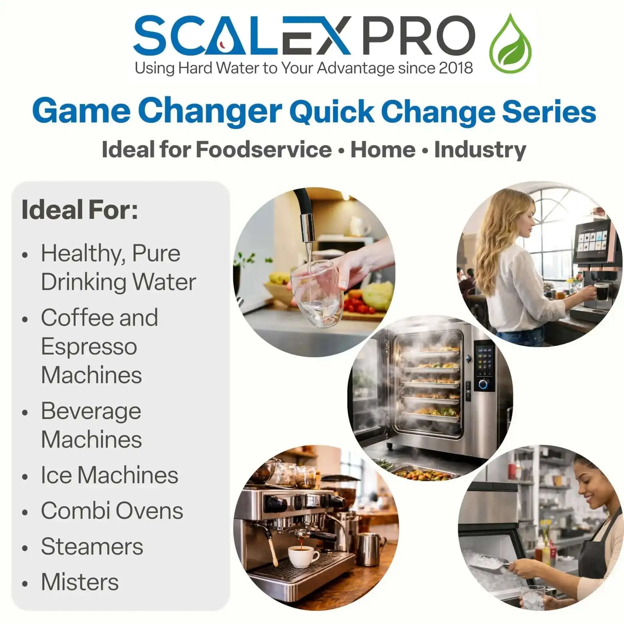 Game Changer 10in Water Filter Replacement With NAC Scale Prevention And Coconut Shell Carbon Block Filtration Eliminates Chlorine And Odors Keeps Espresso Coffee Ice And Steam Gear Running Clean Fits Most Industry Standard QC Heads 4000 Gal Capacity - Image 4
