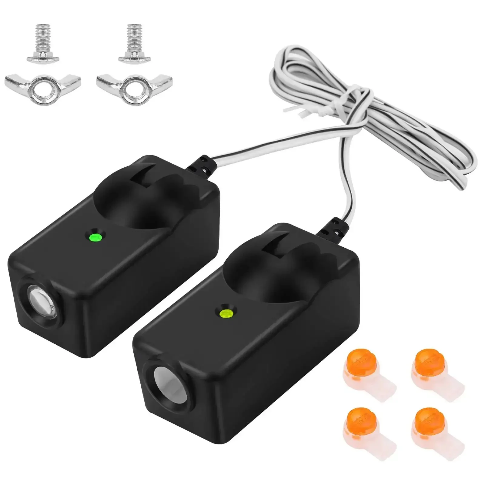 Garage Door Safety Sensor Beams Replacement For 1997 And Newer Openers With Infrared Safety Sensors, Model 41A5034 And 801CB-P, No Bracket Included, Compatible With Most 1997 Plus Openers, Easy Install And Reliable Safety Upgrade