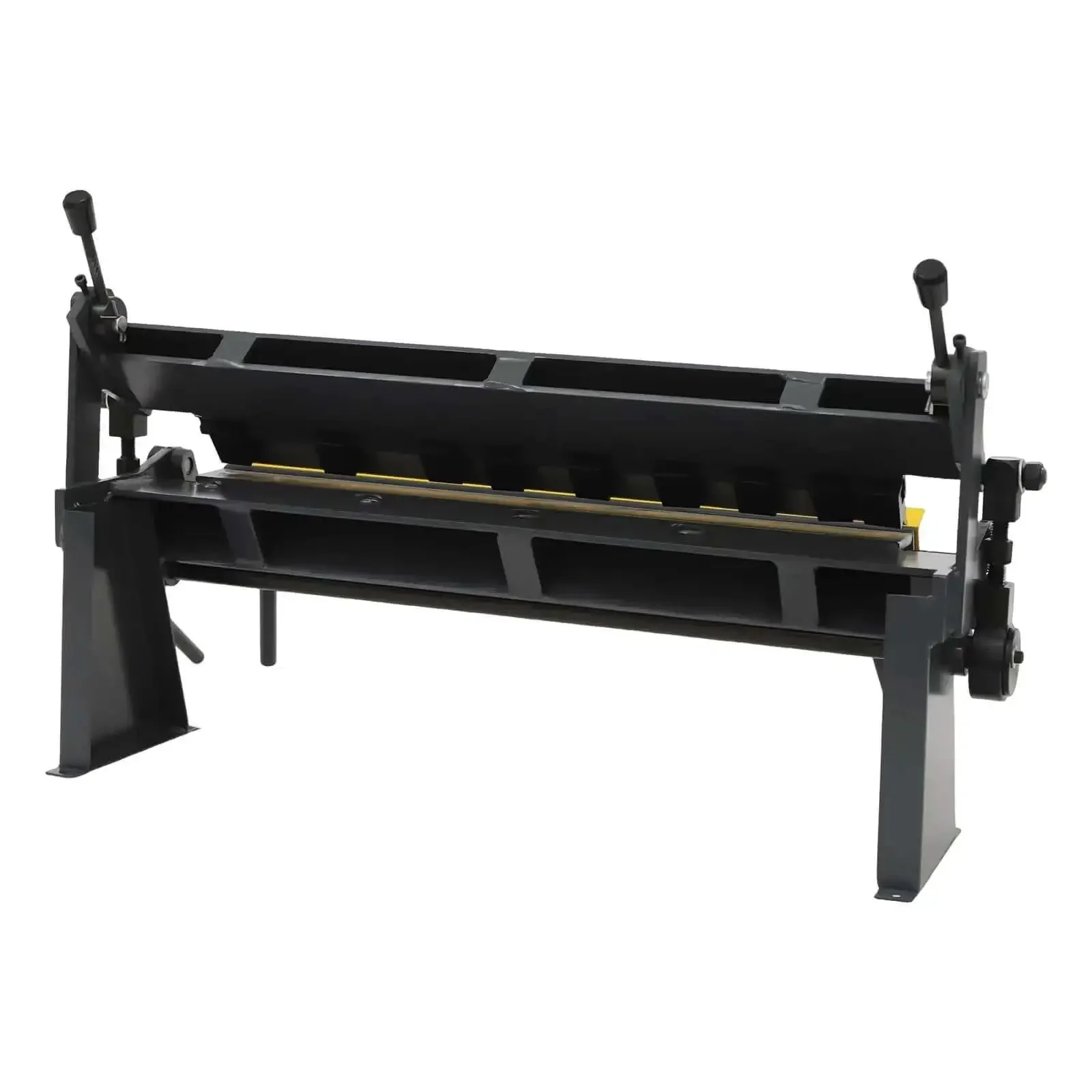 Garage Ready Sheet Metal Brake For Home Shop Floor Model Box And Pan Brake Heavy Duty 20 Gauge Mild Steel Capacity Durable Steel Build Removable Fingers Versatile Bending Tool For Custom Panels - Image 3