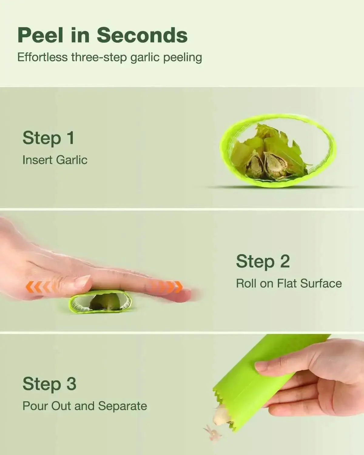 Garlic Press Rocker Stainless Steel Crusher Mincer And Chopper With Peeler And Scraper For Effortless Garlic Crushing Using A Smooth Rocking Motion And A Comfy Grip For Fast Easy Prep - Image 6
