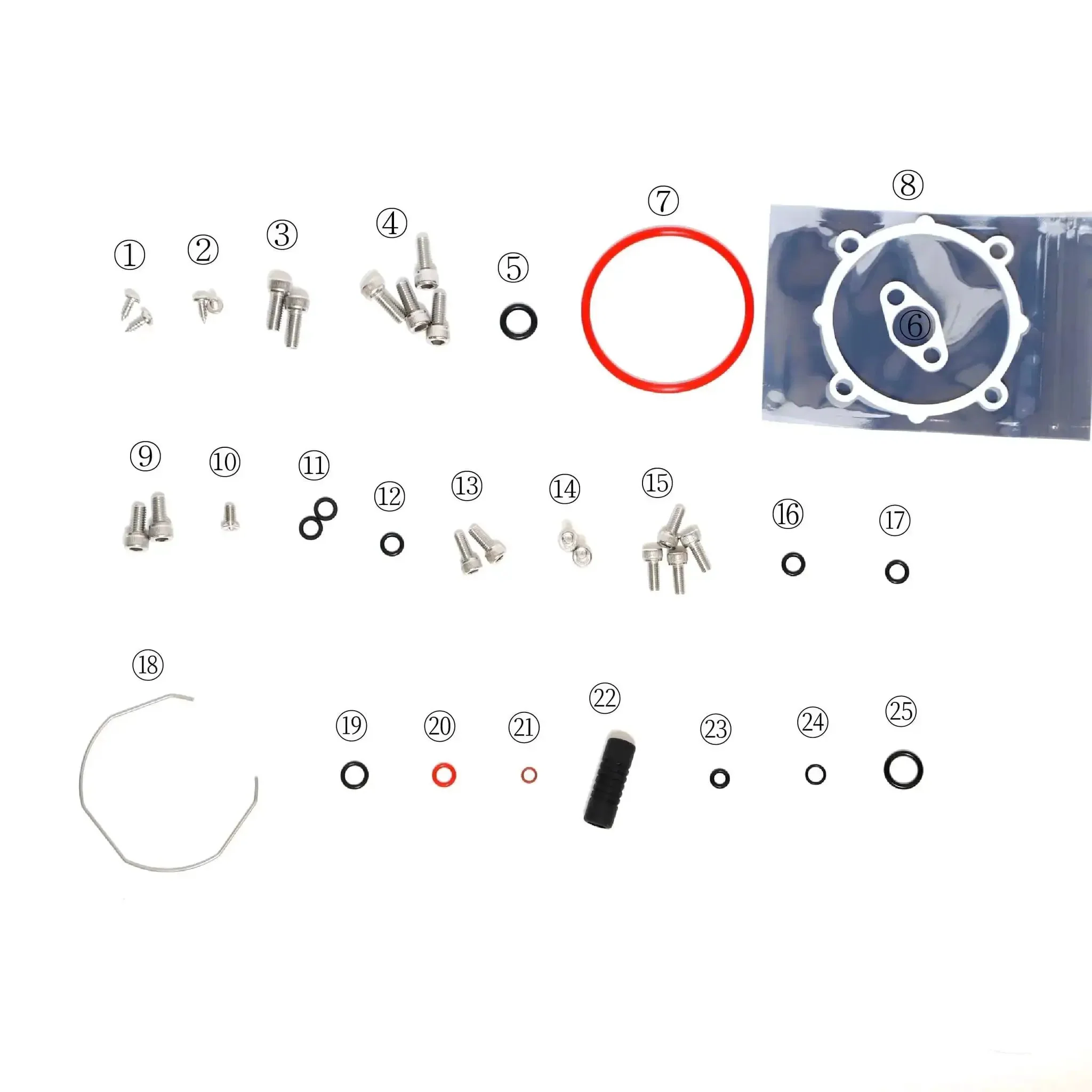 Gasket And O Ring Repair Kit For Classic And Classic Pro Espresso Machine With Viton Silicone Seals PTFE O Rings And Stainless Screws Replacement Set For Pro Grade Durable Maintenance - Image 6