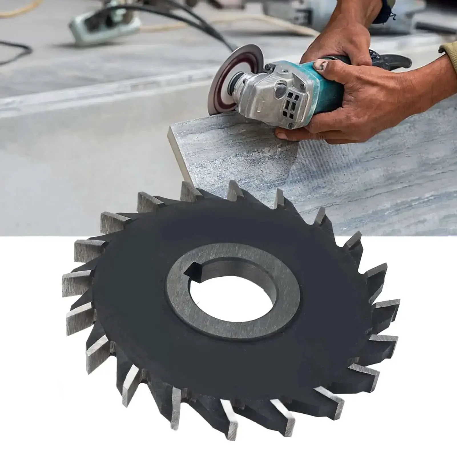 Gear Cutter Disc Set For Metalworking, Pro Grade HSS Milling Cutters With 32mm Inner Bore And 125x10mm Gear Profile, Fine Punching Design, Durable High Speed Steel For Smooth, Precise Cuts - Image 2