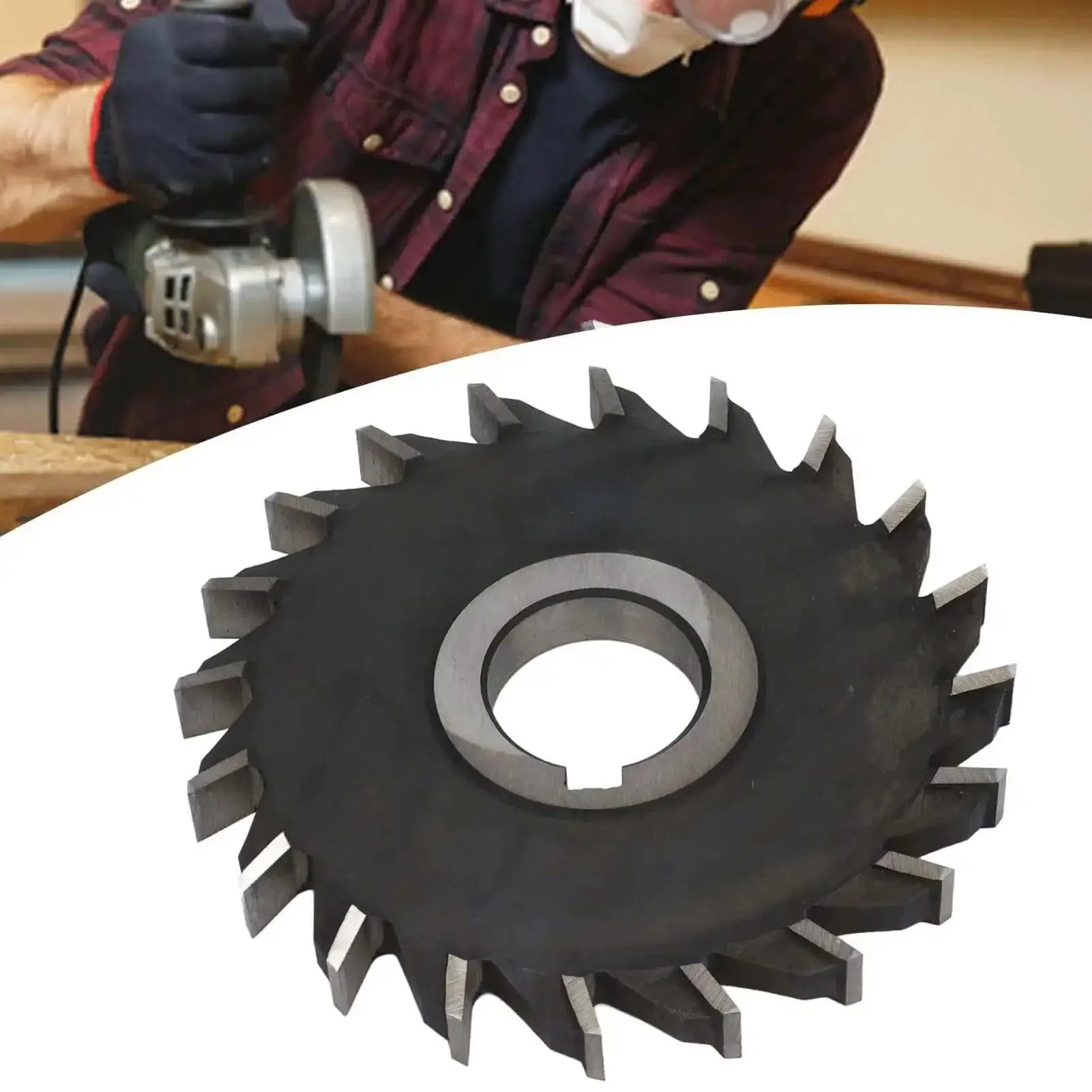 Gear Cutter Disk Set For Metalworking Dope High Speed Steel HSS Milling Cutters With Involute Tooth Profile 32mm Inner Bore And 125x12mm Size Smooth Edges Fine Punching Durable Pro Grade Gear Cutter Kit - Image 7