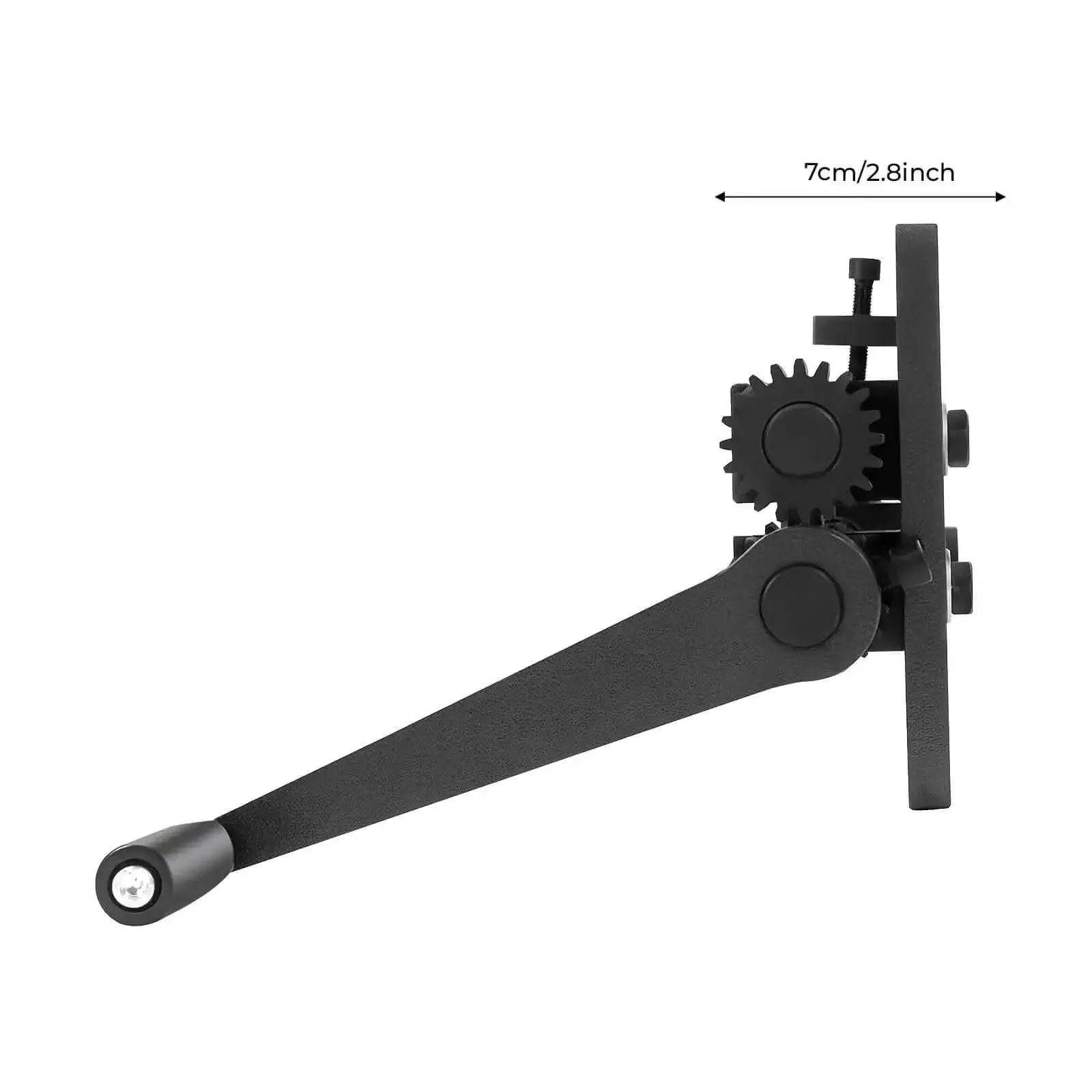 Gear Driven Bead Roller Machine For Sheet Metal, 12 Inch Throat Depth, Bench Bender With 6 Dies Set, Manual Slip Rolling And Bending Tool, Heavy Duty Black Finish For DIY Garage Shop And Pro Metalworking - Image 8