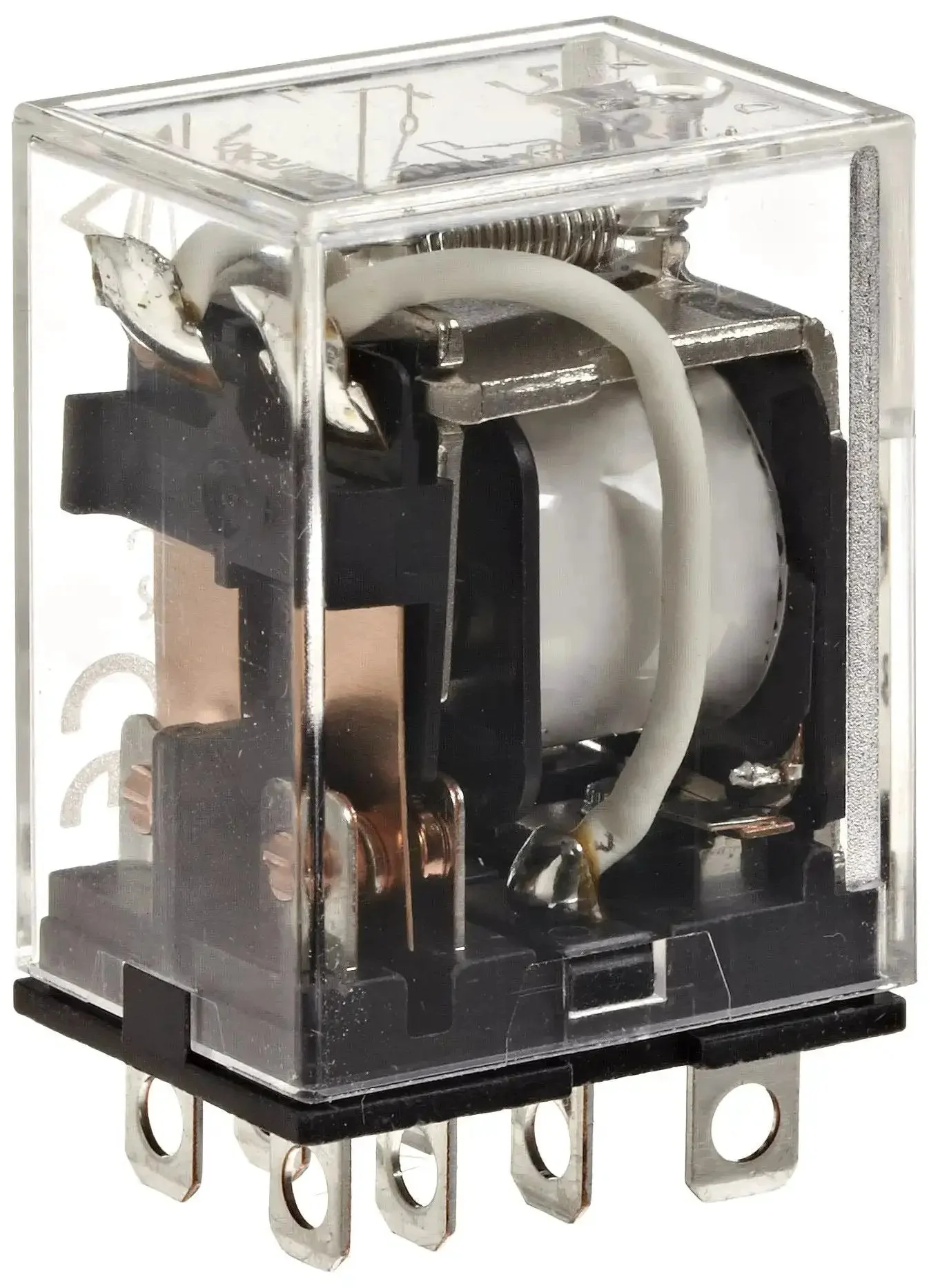 General Purpose 24 VDC DPDT Relay With Plug In Solder Terminals For Easy Socket Or Solder Mounting No Fuss Standard Bracket Mount UL Listed And CSA Certified 36.9 Milliamp Load Current For Low Power Signal Switching