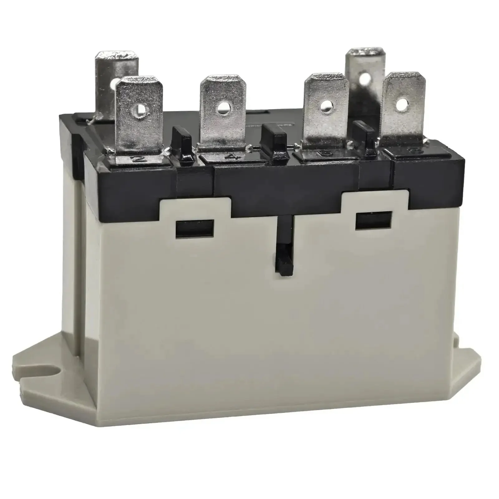 General Purpose DPST NO Relay With Test Button And Quick Connect Terminals For Easy Wiring Flame Resistant And AC200 to 240 Volt Coil Reliable Industrial Control Relay For Fast Smooth Signal Switching - Image 4