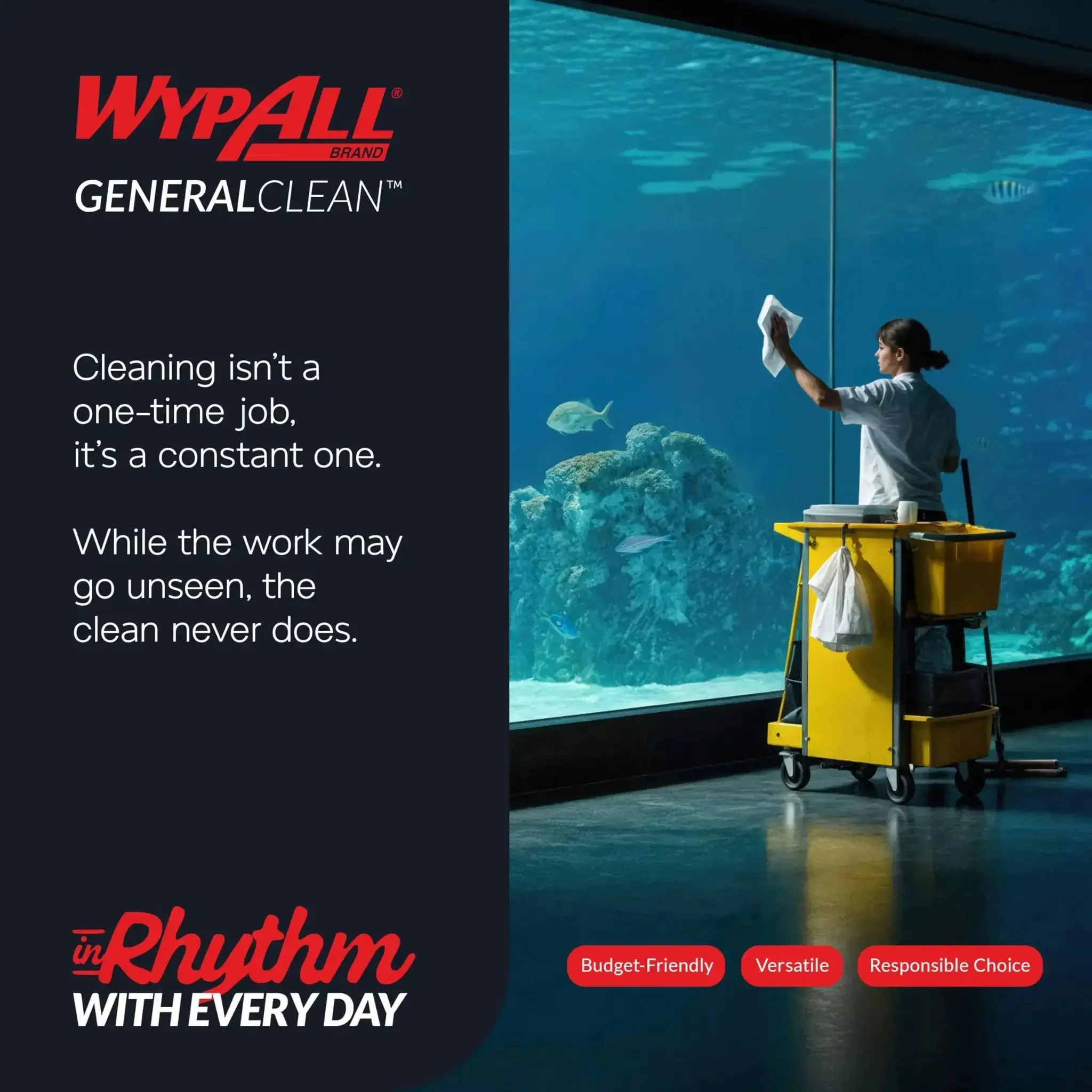 GeneralClean X60 Multi-Task Cleaning Cloths Pop-Up Box 118 Sheets per Box, 10 Boxes, 1,180 Total Sheets, White, Heavy-Duty Absorbent Wipes for Fast Cleanup, Kitchen, Garage, and Workshop - Image 10