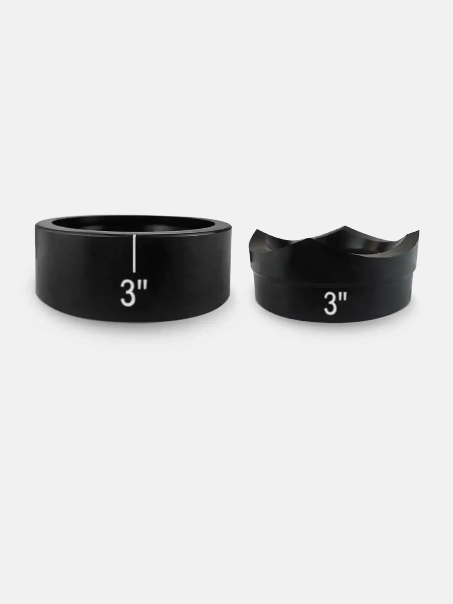 Go-To 3-Inch Conduit Punch And Die Set For Hydraulic Knockout Driver With 3.54-Inch Hole, Laser Engraved Alignment Marks, Standard 3/4-16UN Thread, Punching Capacity Of 1/8-Inch Steel And 1/16-Inch Stainless