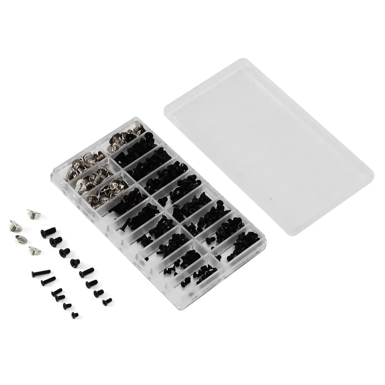 Go-To Computer Screws Kit 360Pcs Alloy Steel Micro Cross Fasteners Set For Laptops And Desktops M2 M2.5 M3 Replacement Screws Easy To Tighten And Loosen Great For Repairs And Upgrades - Image 9