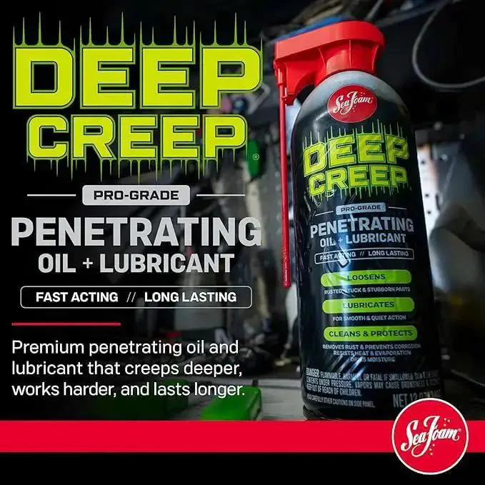Go To Heavy Duty Penetrating Oil And Lubricant Spray For Breaking Rust And Loosening Stuck Bolts And Hardware, Non Corrosive, Low Odor, 12 Oz Per Bottle, 2 Pack, Model DC14 - Image 2