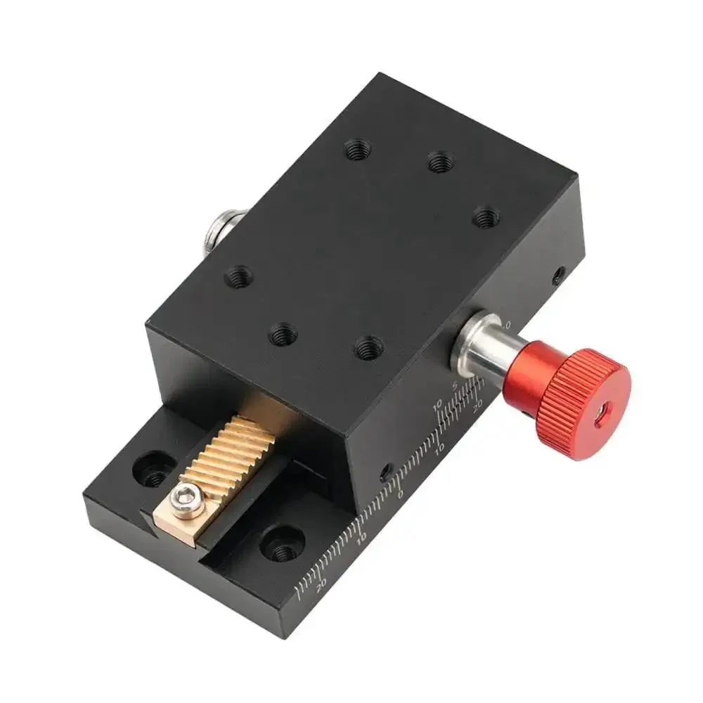 Go To Manual Precision Linear Stage For X Axis With 40mm Stroke Translation Slide Gear Drive Fine Tuning For Machinery And Inspection Devices High Precision Movement And Accurate Alignment