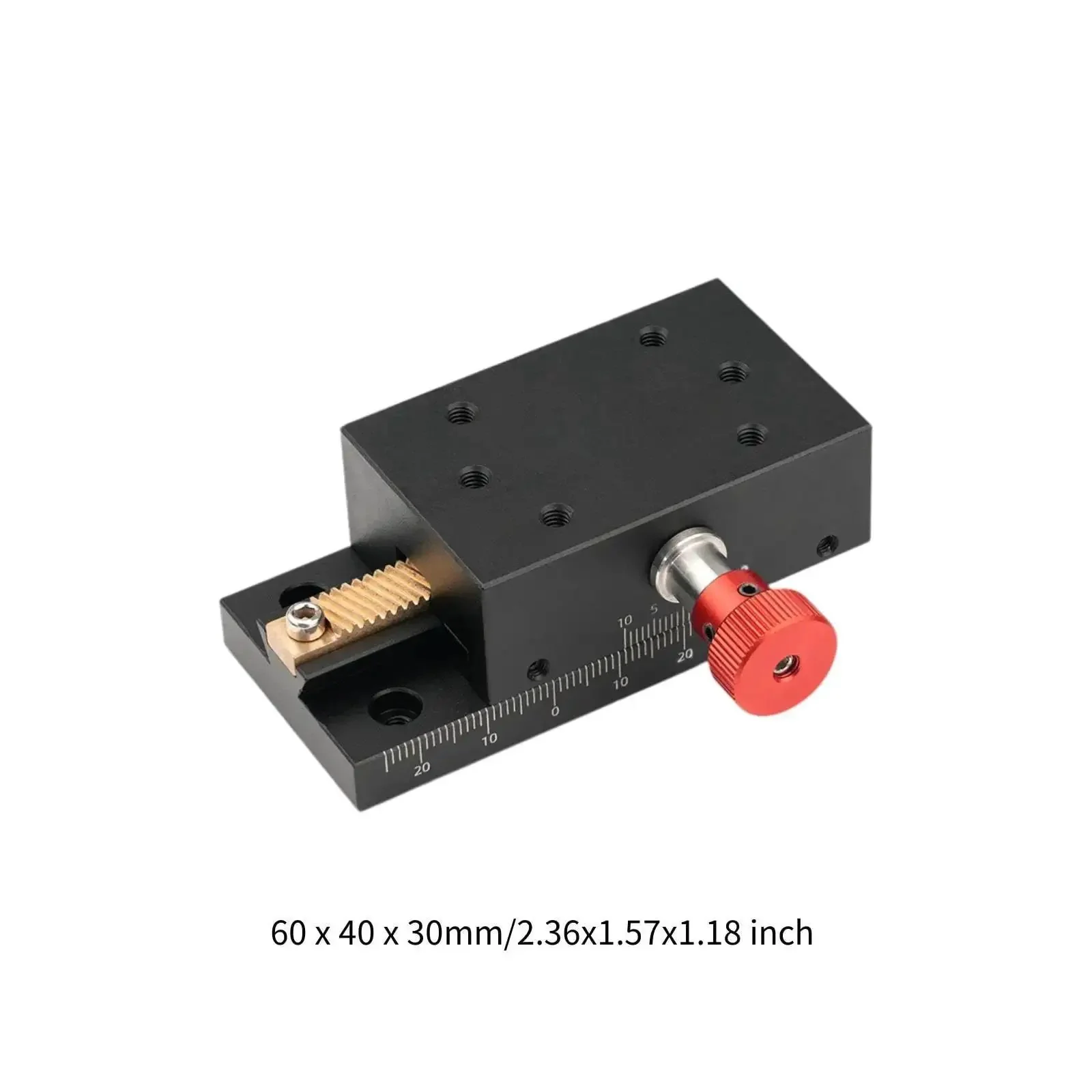 Go To Manual Precision Linear Stage For X Axis With 40mm Stroke Translation Slide Gear Drive Fine Tuning For Machinery And Inspection Devices High Precision Movement And Accurate Alignment - Image 4