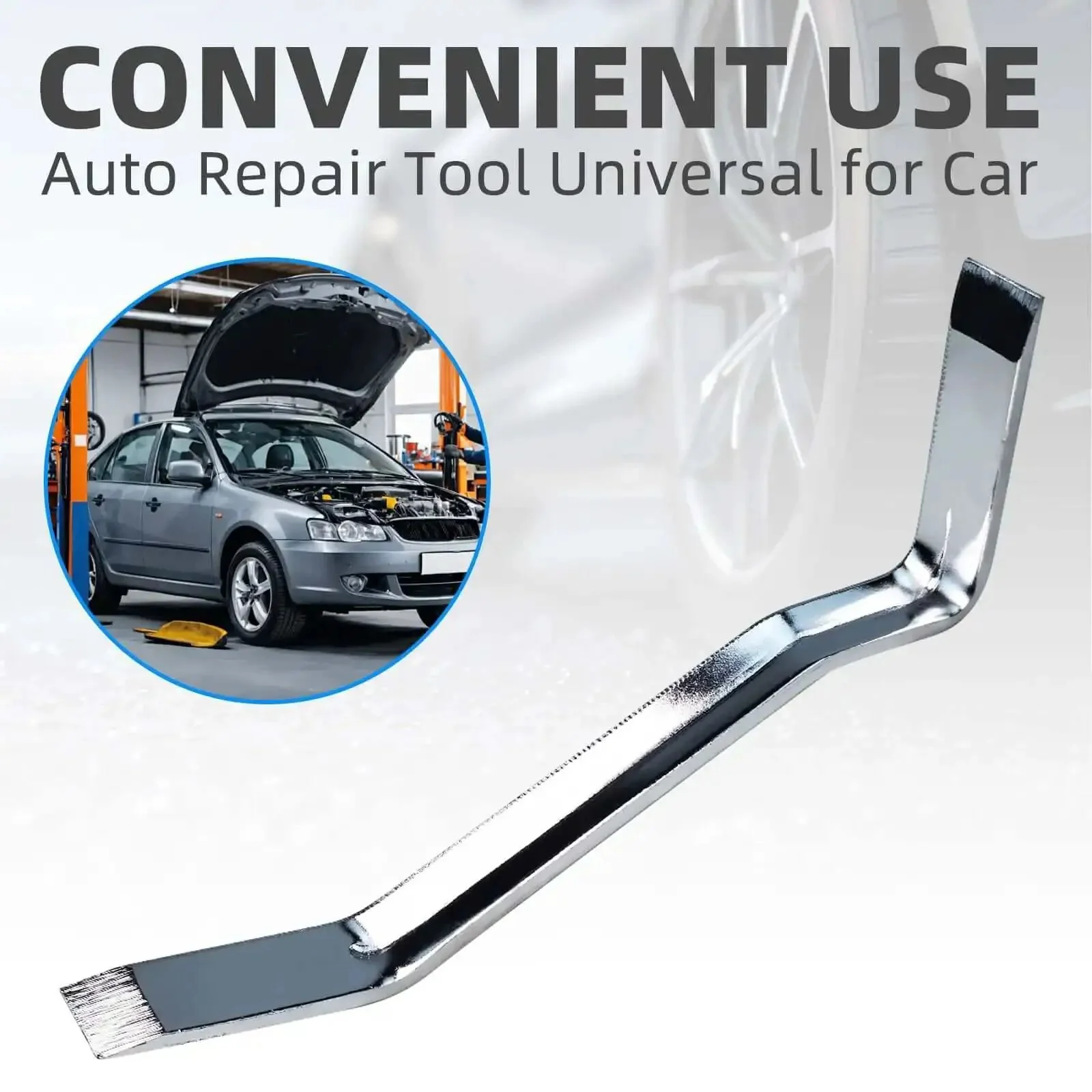 Go To Metal Offset Brake Spoon Tool For Auto Repair Built Tough Universal Brake Adjusting Tool For Car Sheet Metal Work Plus Pry Bar Tasks And Quick Handle Access - Image 6