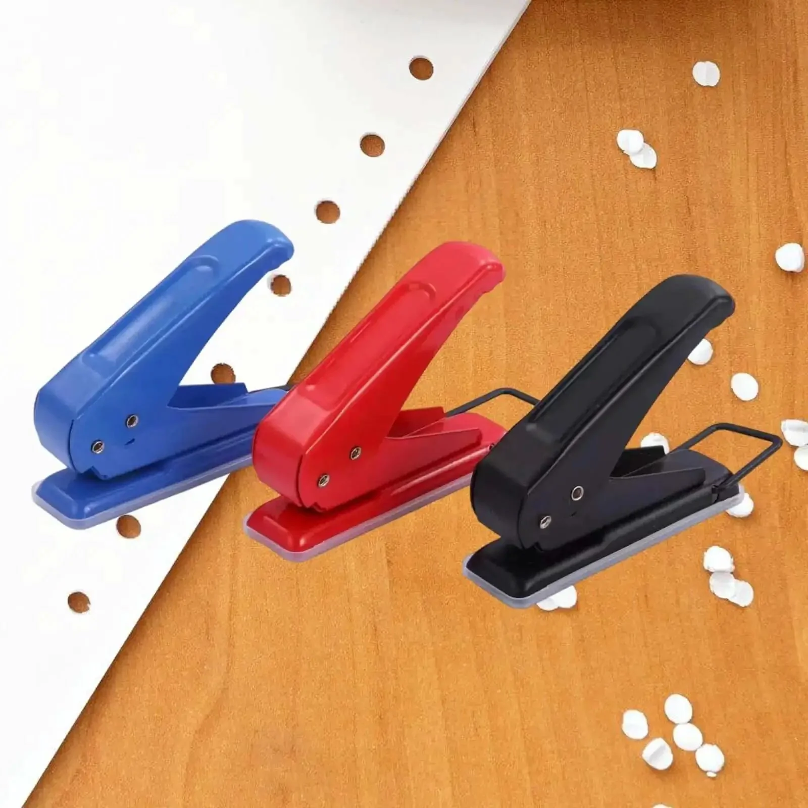 Go-To One Quarter Inch Single Hole Puncher With 20-Sheet Capacity, Ergonomic Grip Handheld Metal Paper Punch For School And Office, Classroom Archiving And Leathercraft Projects - Image 9