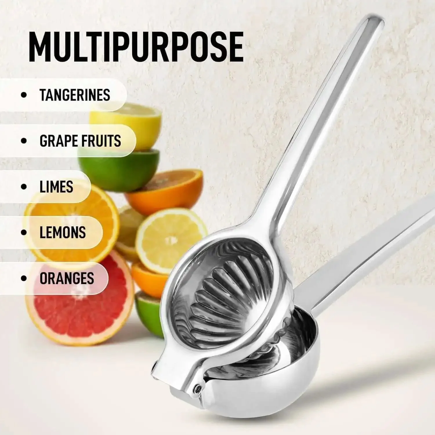 Go-To Stainless Steel Lemon Squeezer, Heavy Duty Manual Citrus Press And Lime Juicer, Large Capacity Squeezer Bowl For Effortless Juice, No Seeds, Rust Free, Long Lasting Kitchen Must Have - Image 5