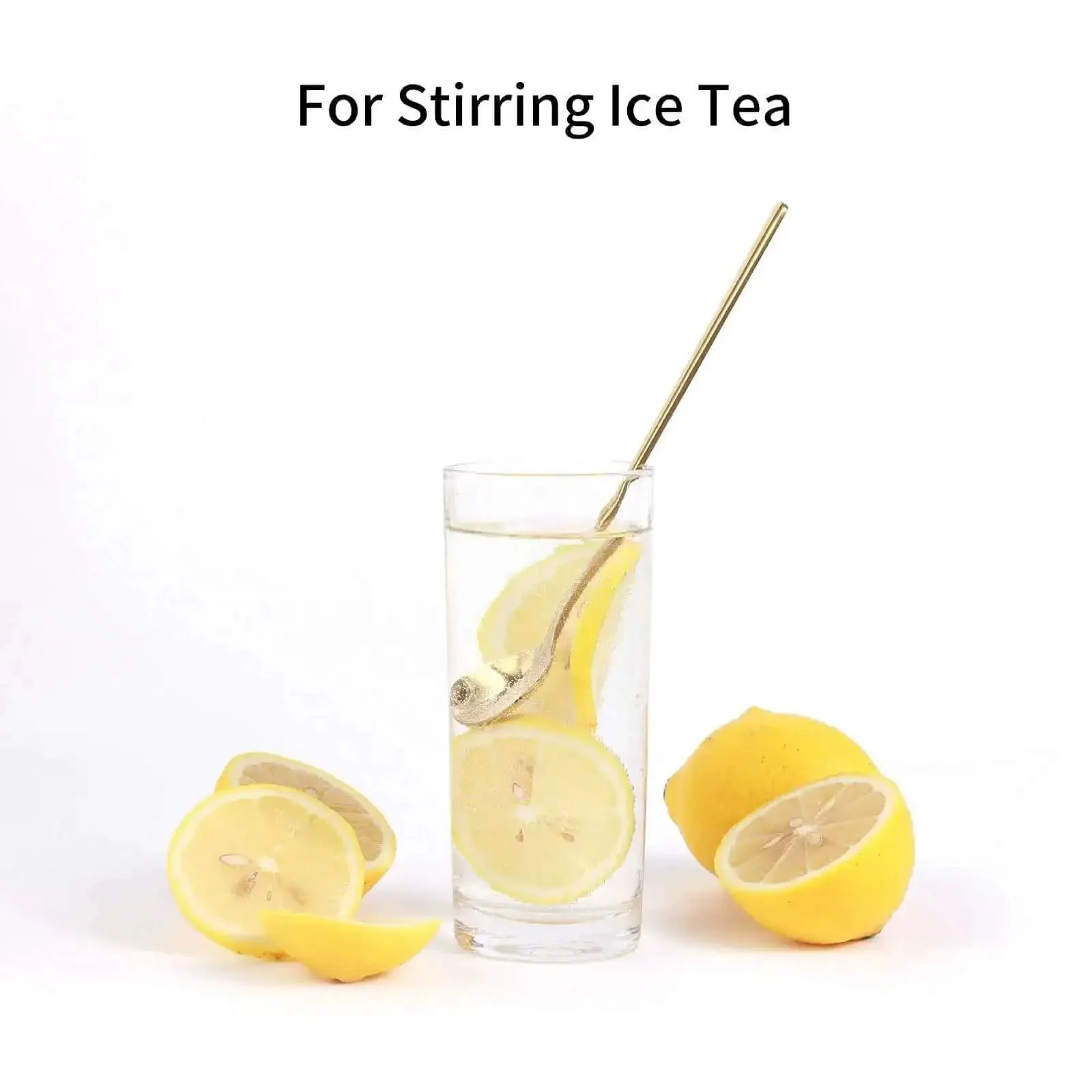Gold Tone 6.7 Inch Long Handle Coffee And Tea Spoons Set Of 4 Stainless Steel Dope Stirring Spoons For Espresso Iced Tea And Hot Cocoa Premium Mirror Finish Barista Quality Kitchen Essentials - Image 4