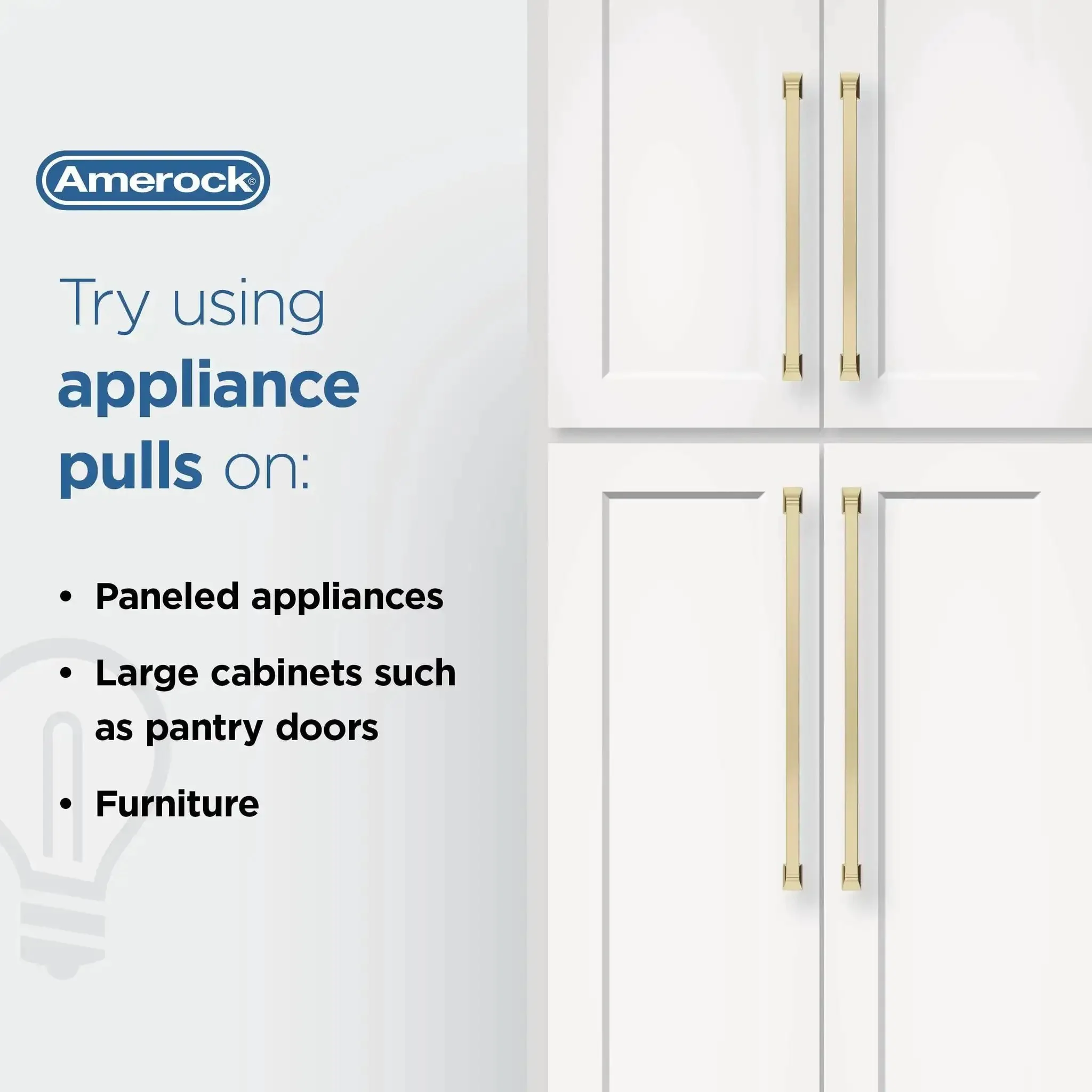Golden Champagne Appliance Pull 24 Inch Center To Center Cabinet Handle For Large Paneled Appliances Contemporary Bar Pull With A Beefy Heavy Duty 26 And Five Eighths Inch Overall Length Kitchen Cabinet And Furniture Hardware - Image 4
