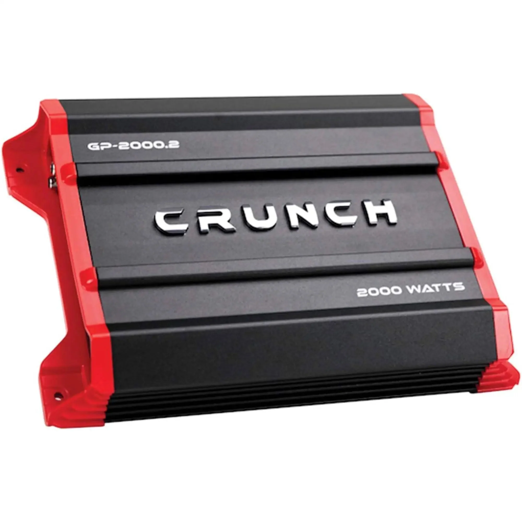 GP2000 2000W 2 Channel Car Amplifier With Beefy Bridged Mono 4 Ohms, Stereo And Bridged Modes, 2x1000W At 2 Ohms, 2x500W At 4 Ohms, 12 dB Per Octave Crossover, Black