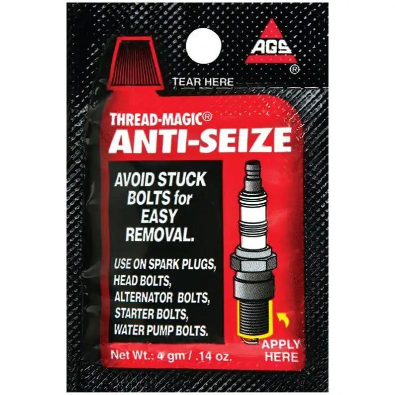 Grease Stick 100 Pack TMP 1 Thread Magic Anti Seize 4 Gram Single Use Packet For Auto Maintenance Bolts Nuts Threads Cars Trucks Motorcycles And DIY Repairs