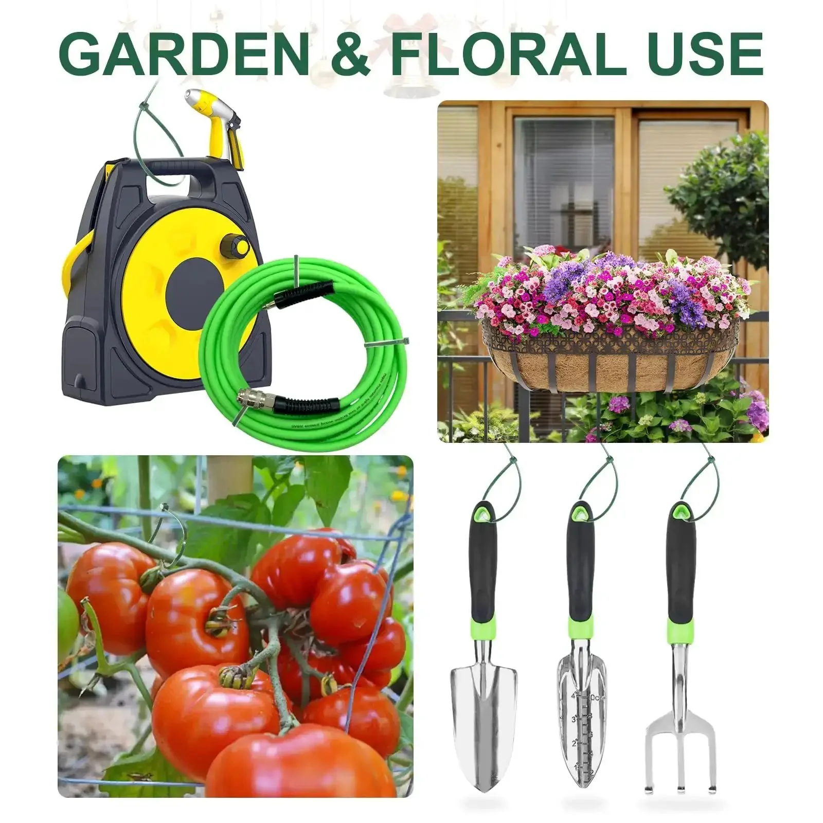 Green Zip Ties Assorted Sizes 4 6 8 12 Inches 400 Pack UV Resistant Cable Ties For Garden Plants Fencing Holiday Lights Weatherproof DIY Ready All Purpose And Heavy Duty For Outdoor Projects And Indoor Fixes - Image 3
