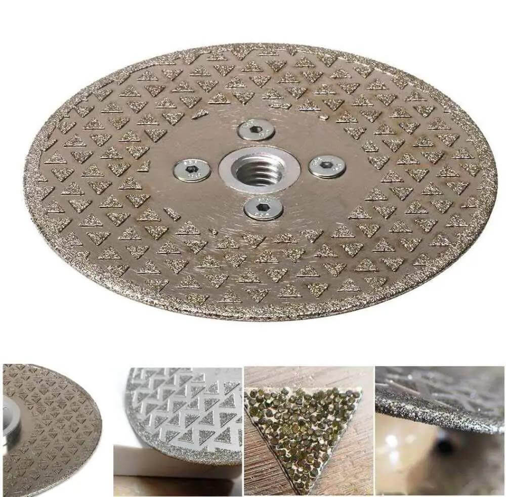 Grinding Wheel Cutting Disc For Porcelain Tile Granite Marble Diamond Coated Wet Or Dry Cutting High Efficiency 65mm To 125mm Diameters M14 Arbor Built Tough For DIY Projects - Image 4