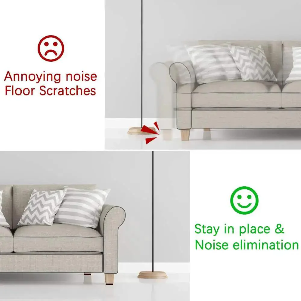 Grippy Non Slip Furniture Pads 12 Pack 4 Inch Self Adhesive Rubber Feet For Couch Tables Chairs Shield Hardwood Floors From Scratches And Slips No More Dragging Or Scrapes - Image 3