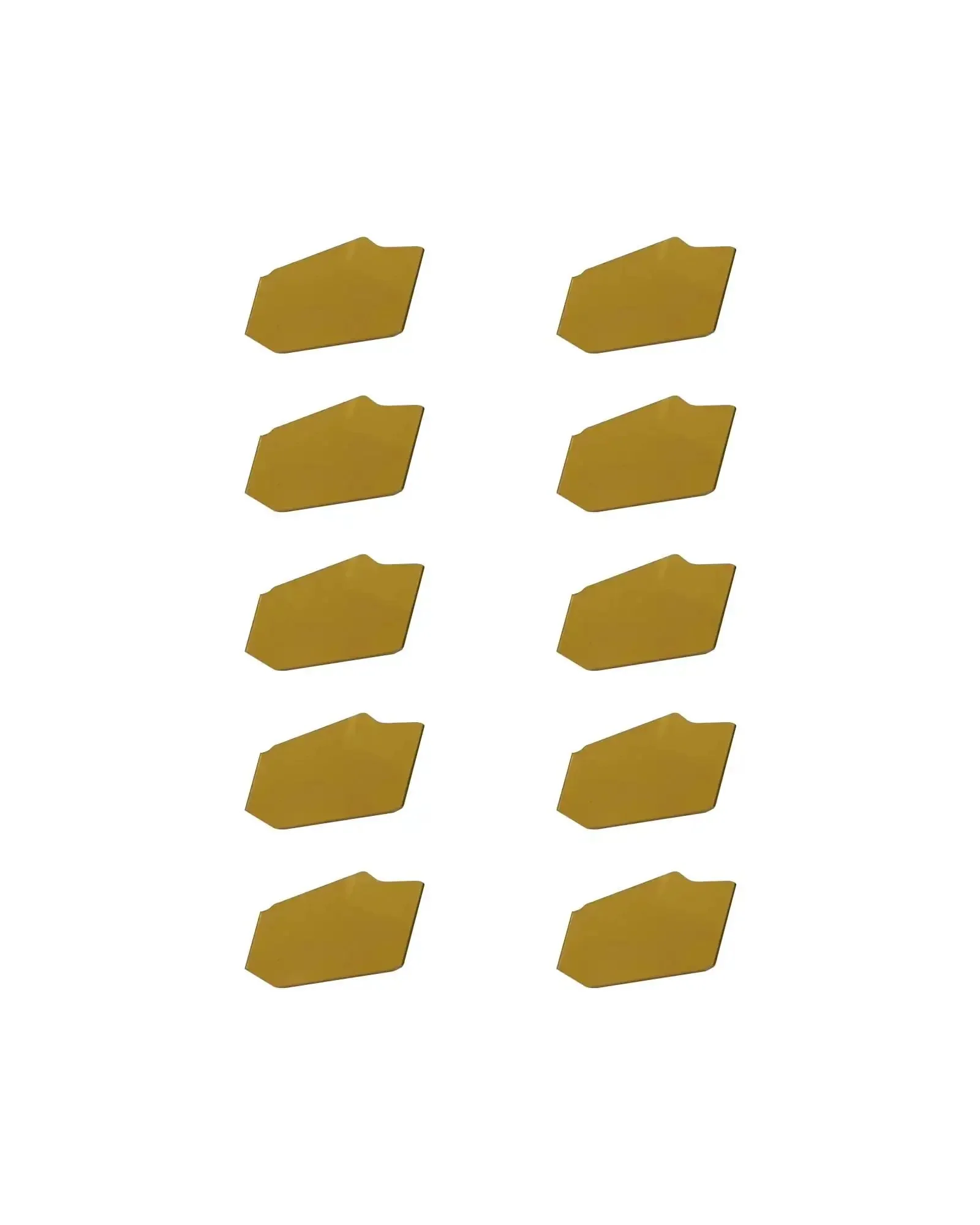 GTN-3 SP300 Grooving Carbide Inserts 10 Piece For CNC Lathe SPB326 332 Cut Off And Grooving Tool Holder With CVD Yellow Coating For Smooth Finish Low Cutting Force And Strong Wear And Heat Resistance - Image 5